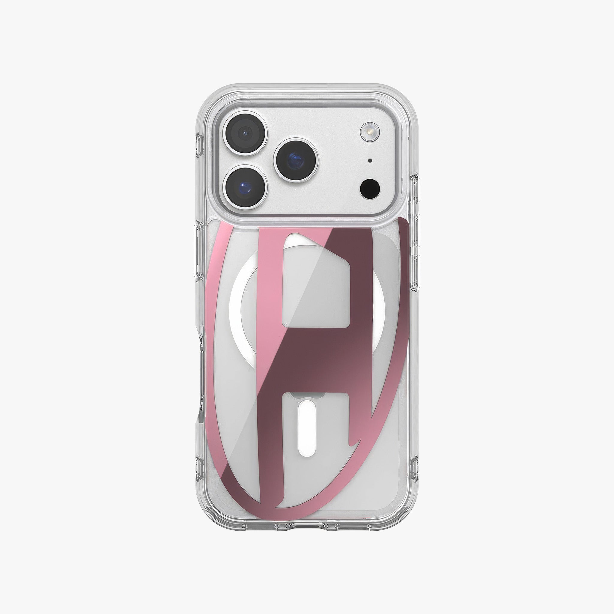 iPhone 17 Pro MagSafe Oval D Metalik Kılıf | Pembe