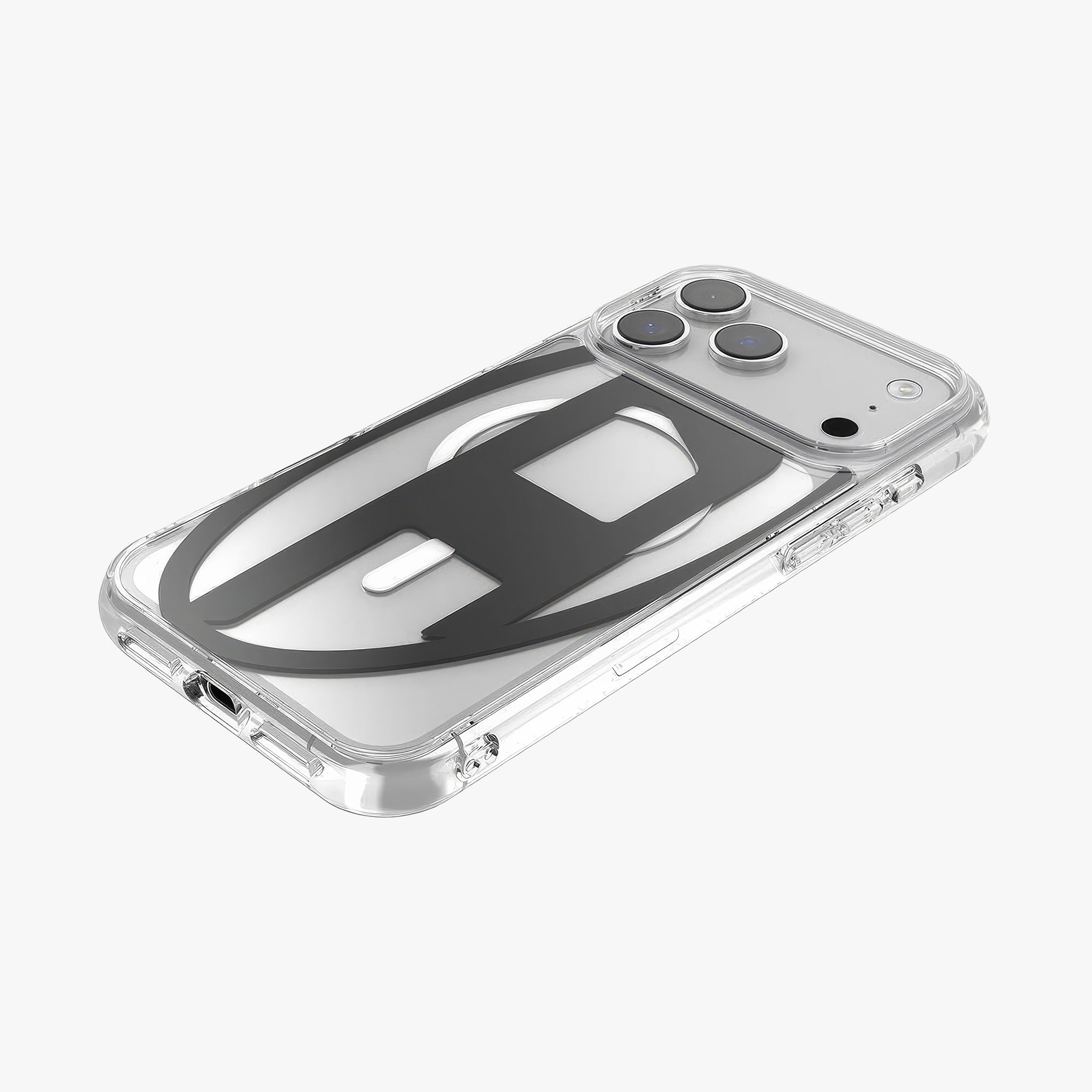 iPhone 17 Pro Max MagSafe Oval D Metalik Kılıf | Siyah