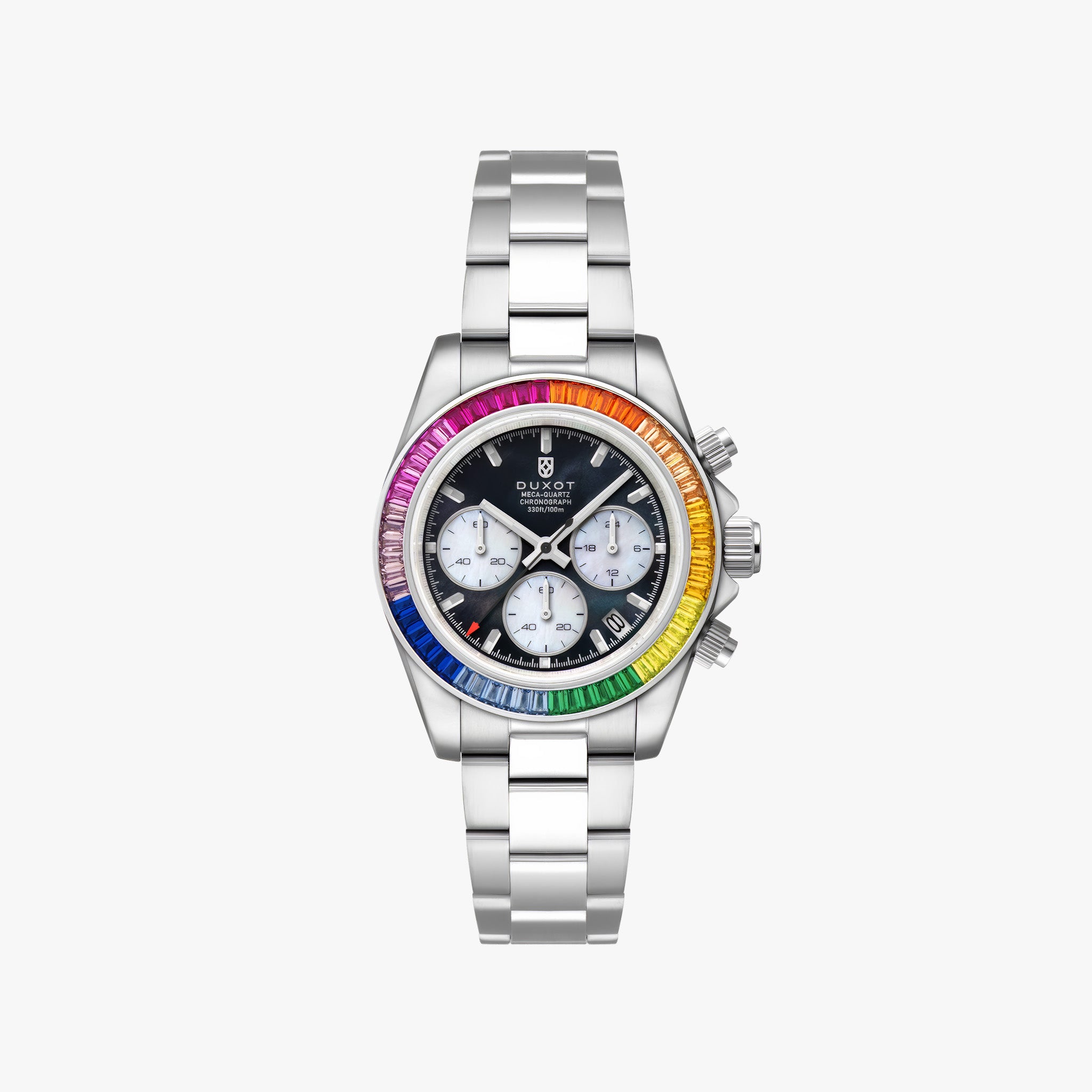 Accelero Rainbow Chronograph | Pearl Black