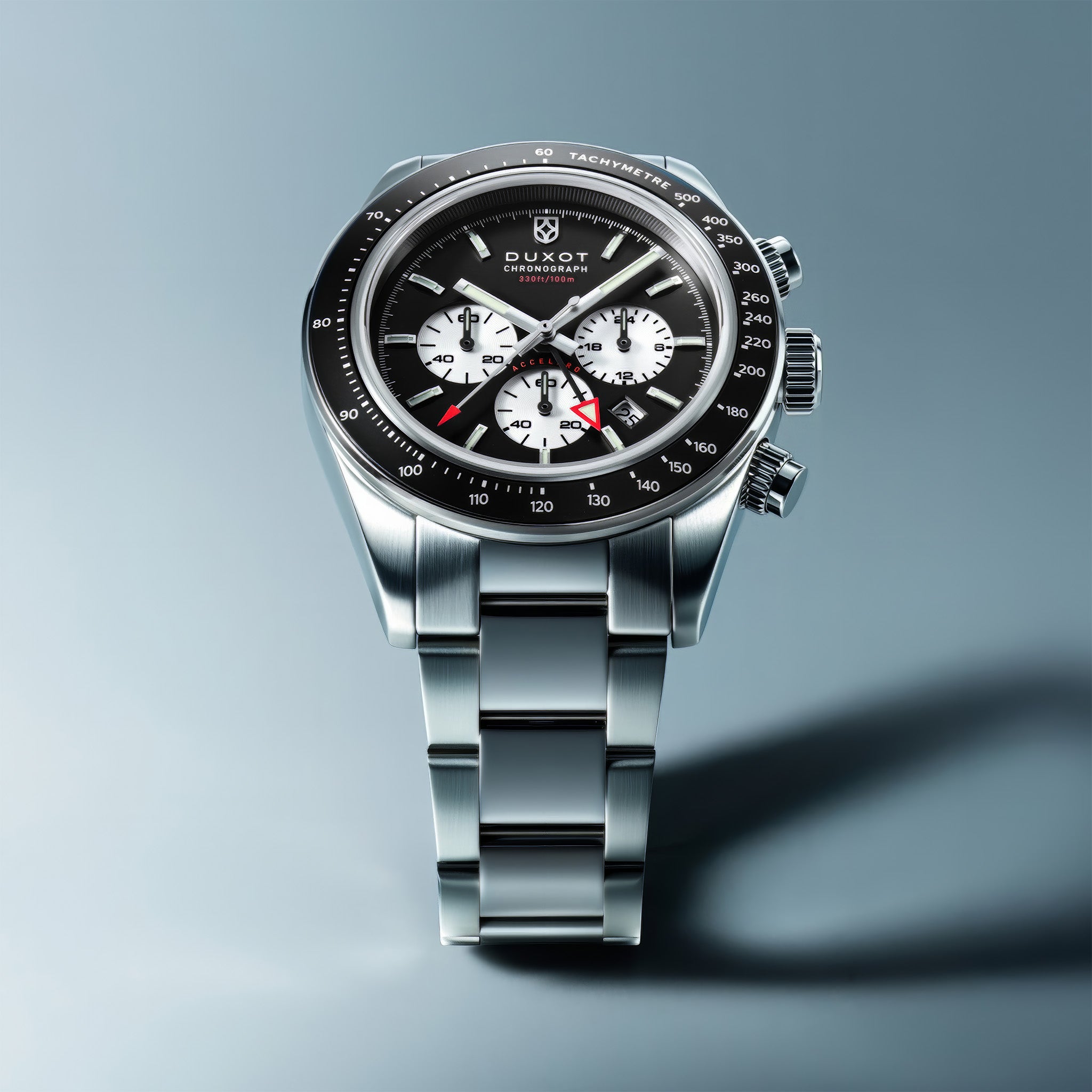 Vitesse Dual Time Chronograph | Charcoal Black