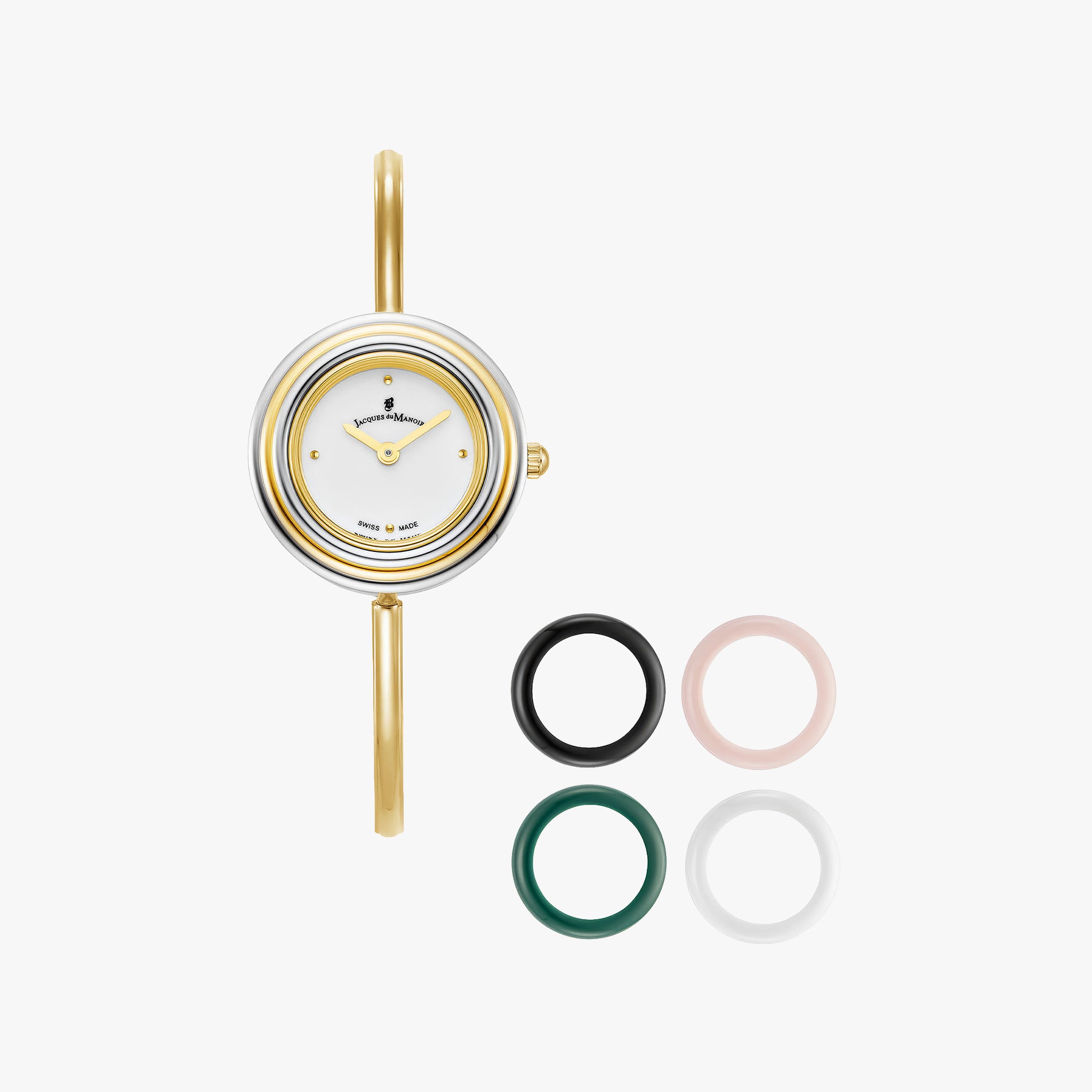 Aurora Ladies | 26 mm | Gold-tone White dial