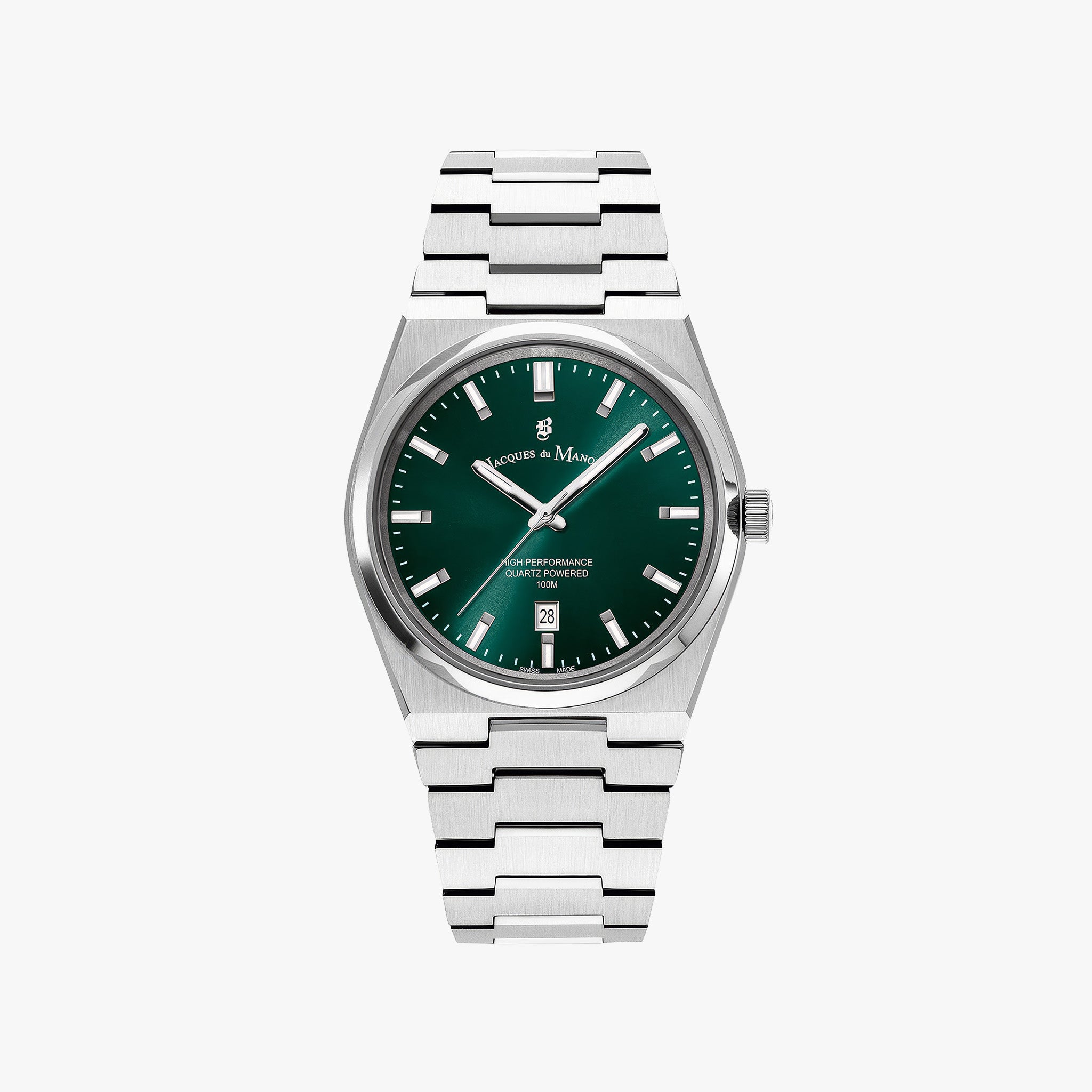 Horizon Gents | 41 mm | Silver-tone Green dial