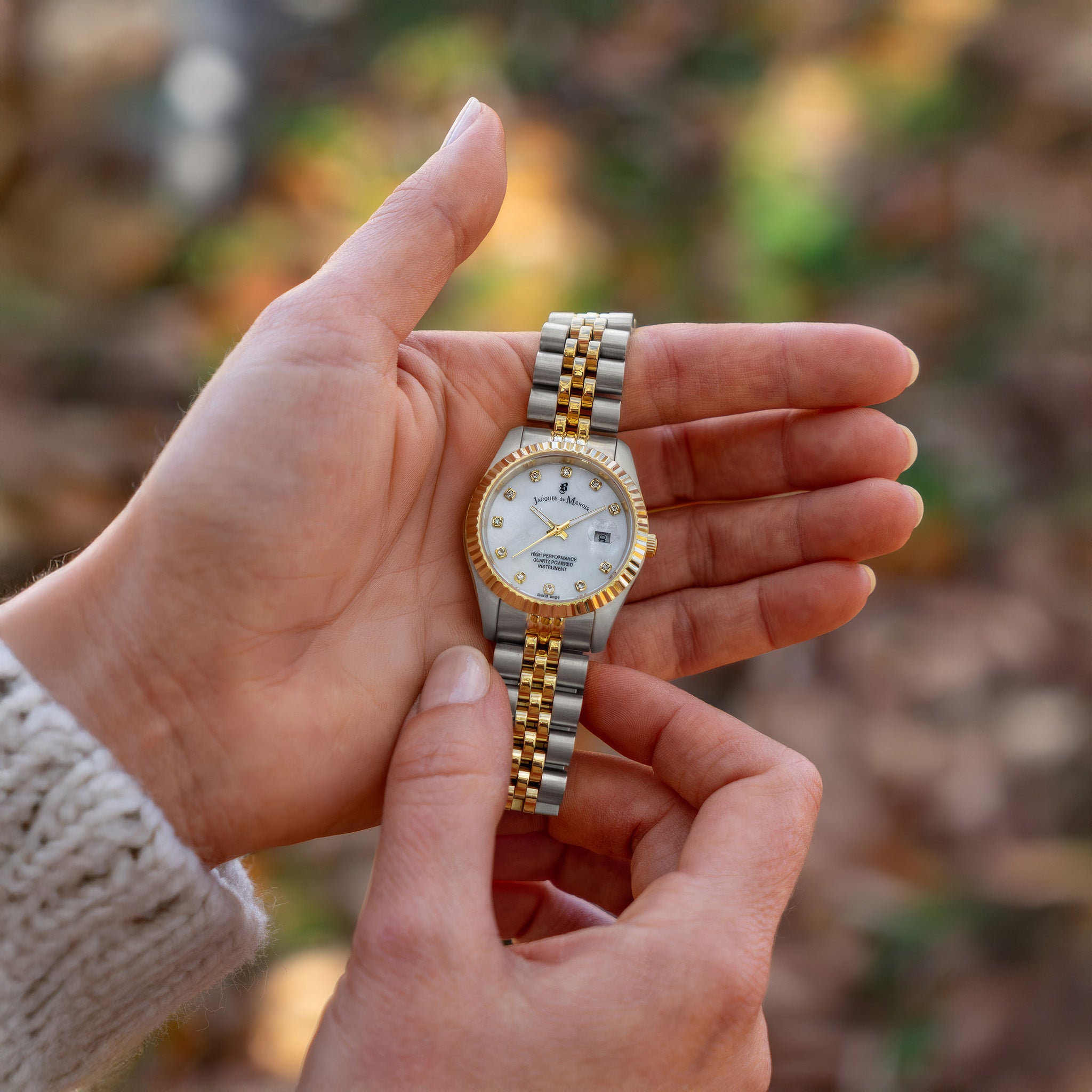 Inspiration Elegance | 31 mm | Silver-Gold White dial