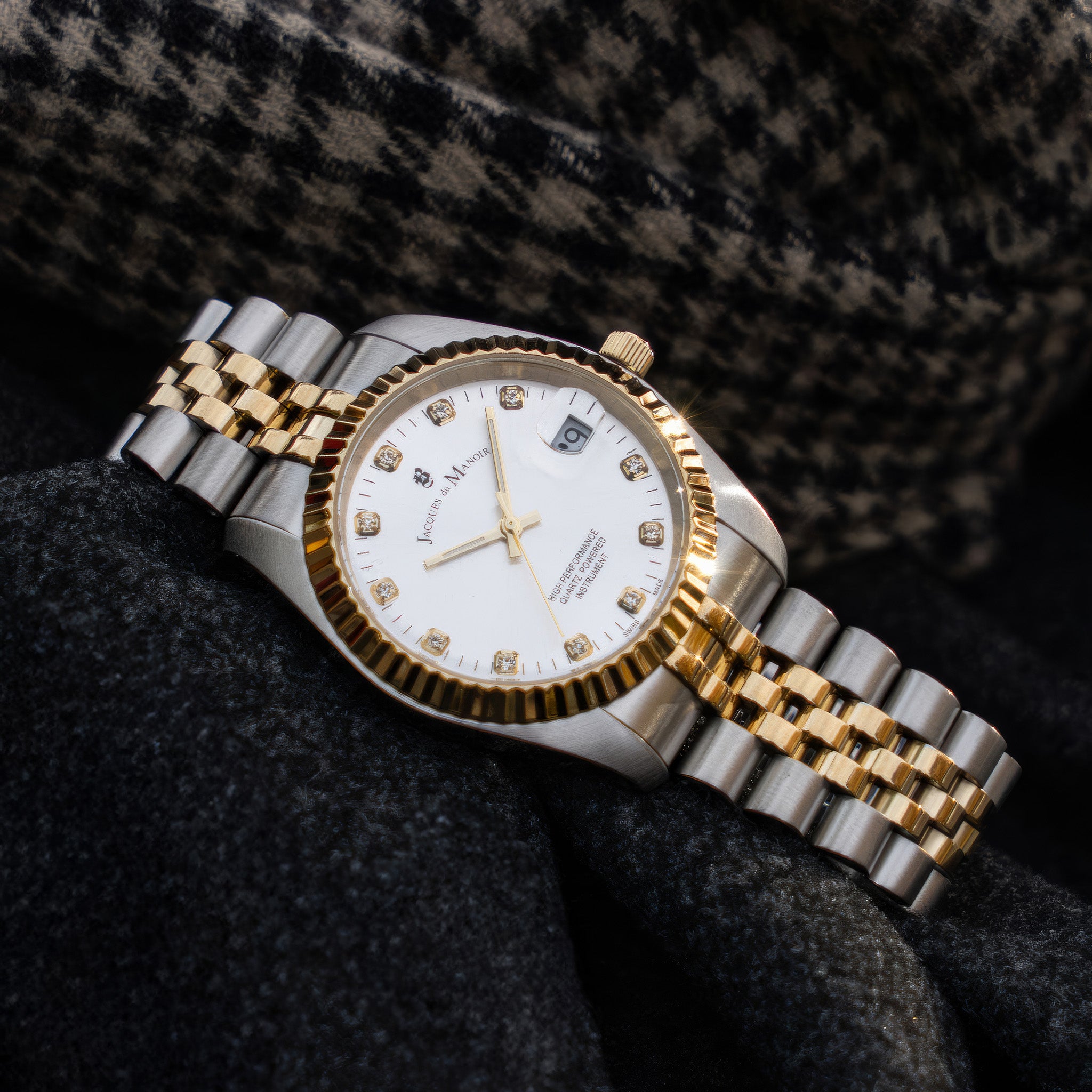Inspiration Elegance | 36 mm | Silver dial Silver-Gold strap