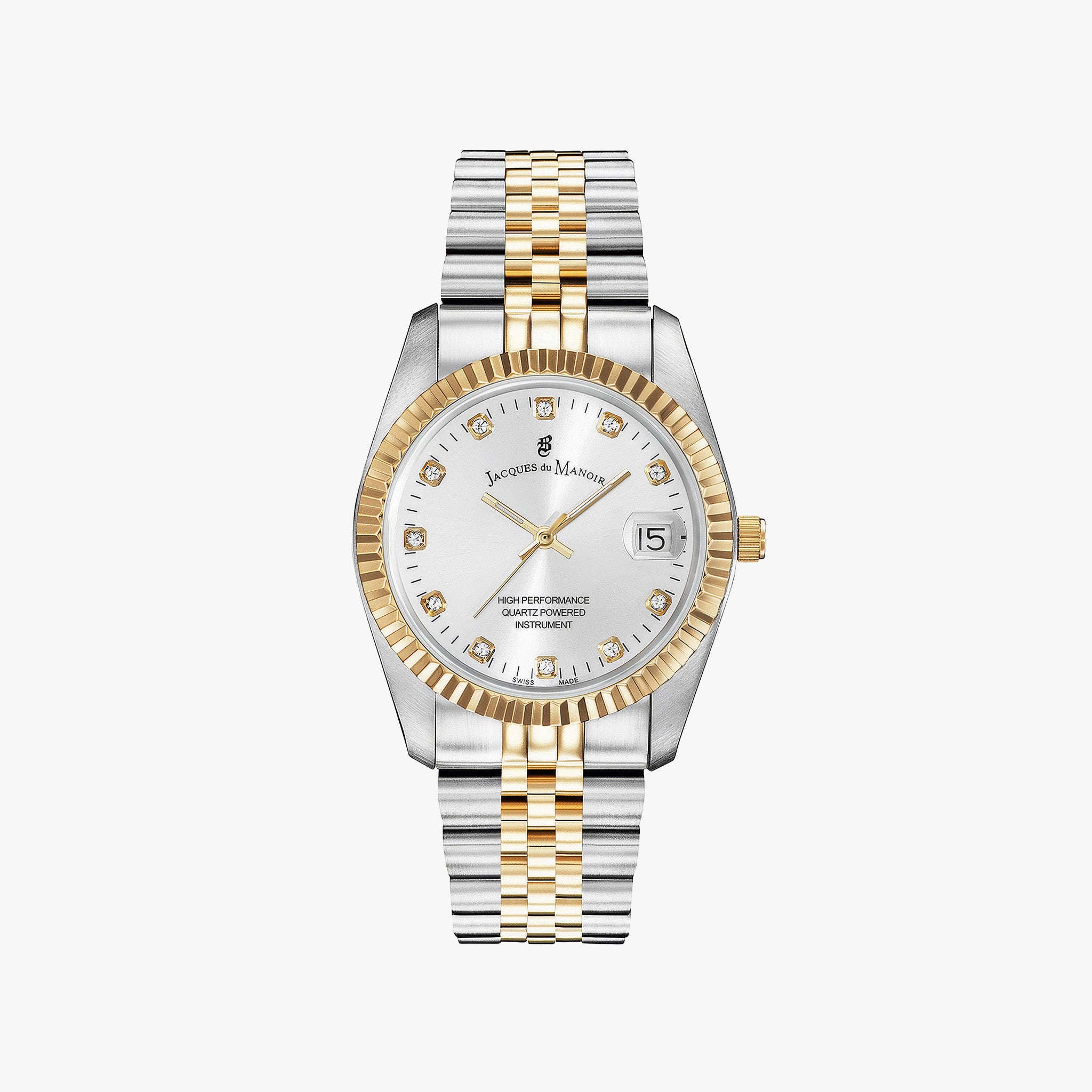 Inspiration Elegance | 36 mm | Silver dial Silver-Gold strap
