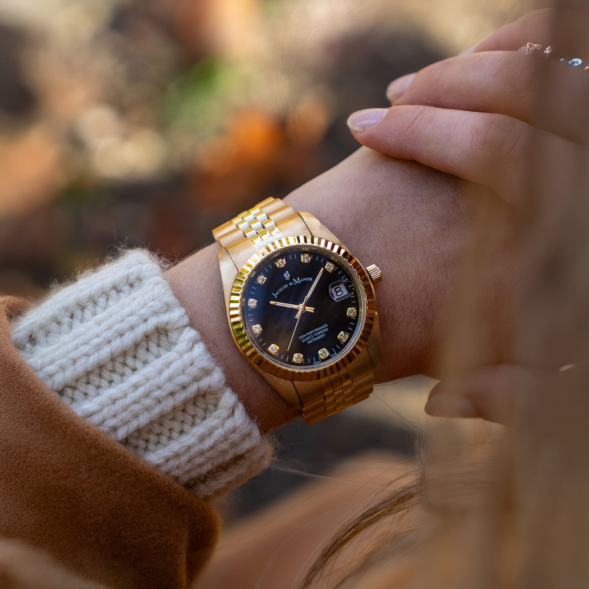 Inspiration Elegance | 36 mm | Gold-tone Black dial