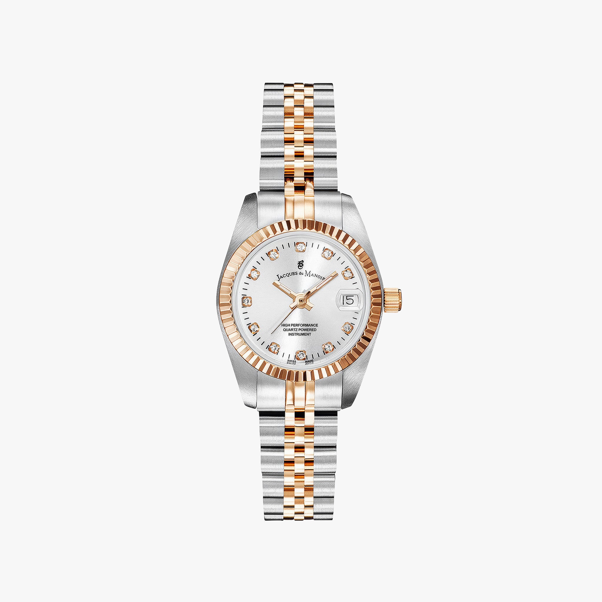 Inspiration Elegance | 26 mm | Silver-Rosegold Silver dial