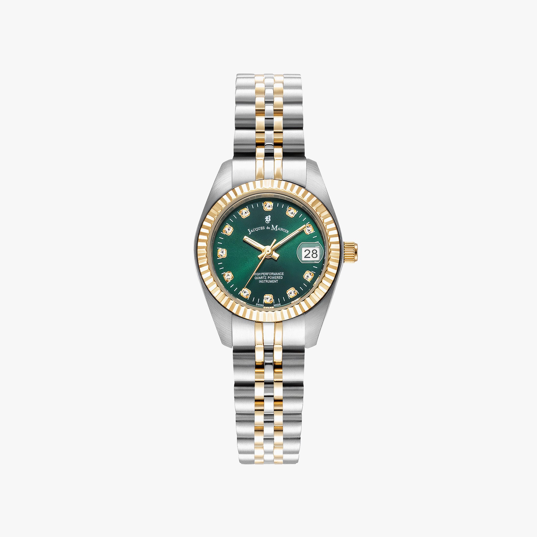Inspiration Elegance | 26 mm | Silver-Gold Green dial