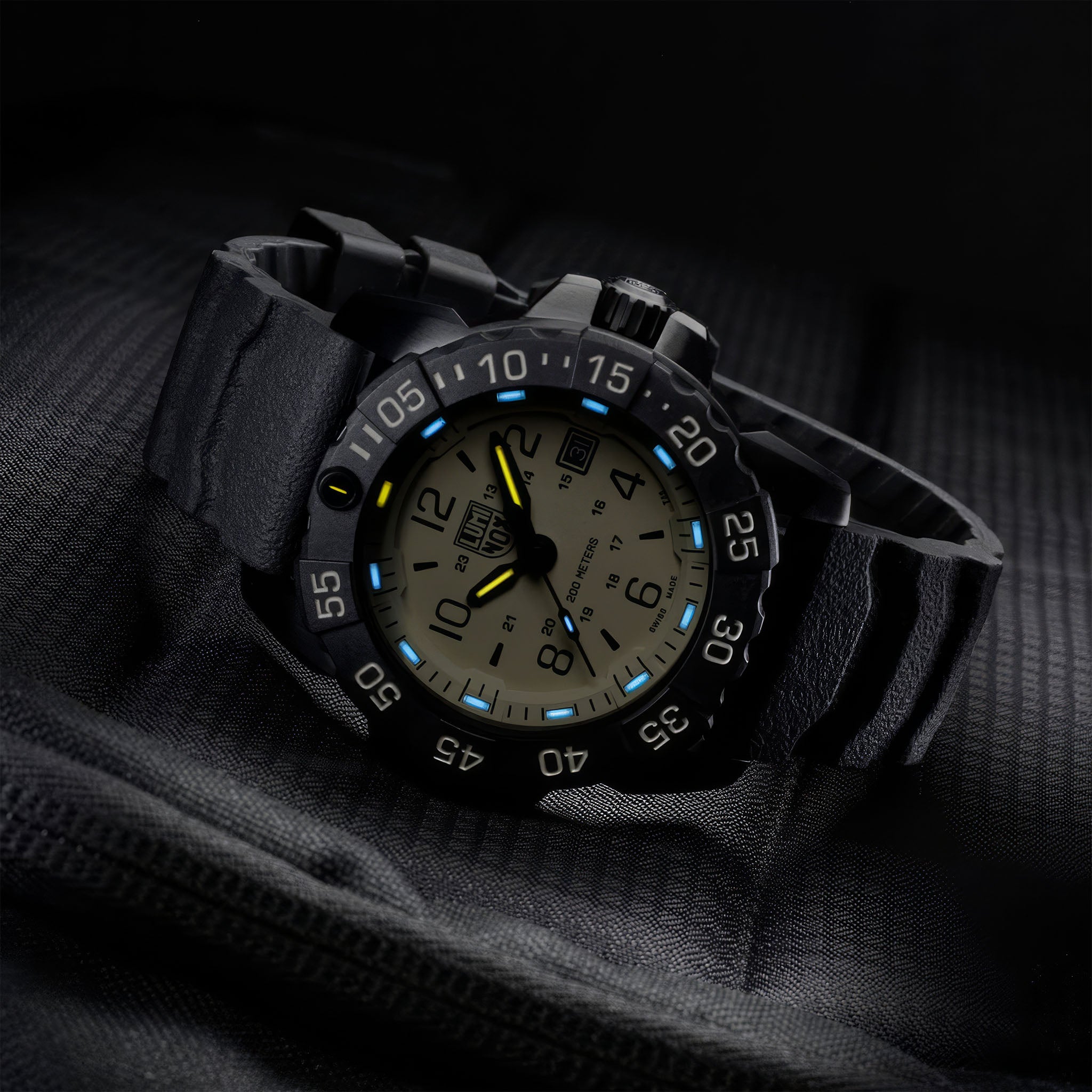 XS.3251.CBNSF.SET Navy Seal Foundation Military Dive Watch | Siyah/Bej