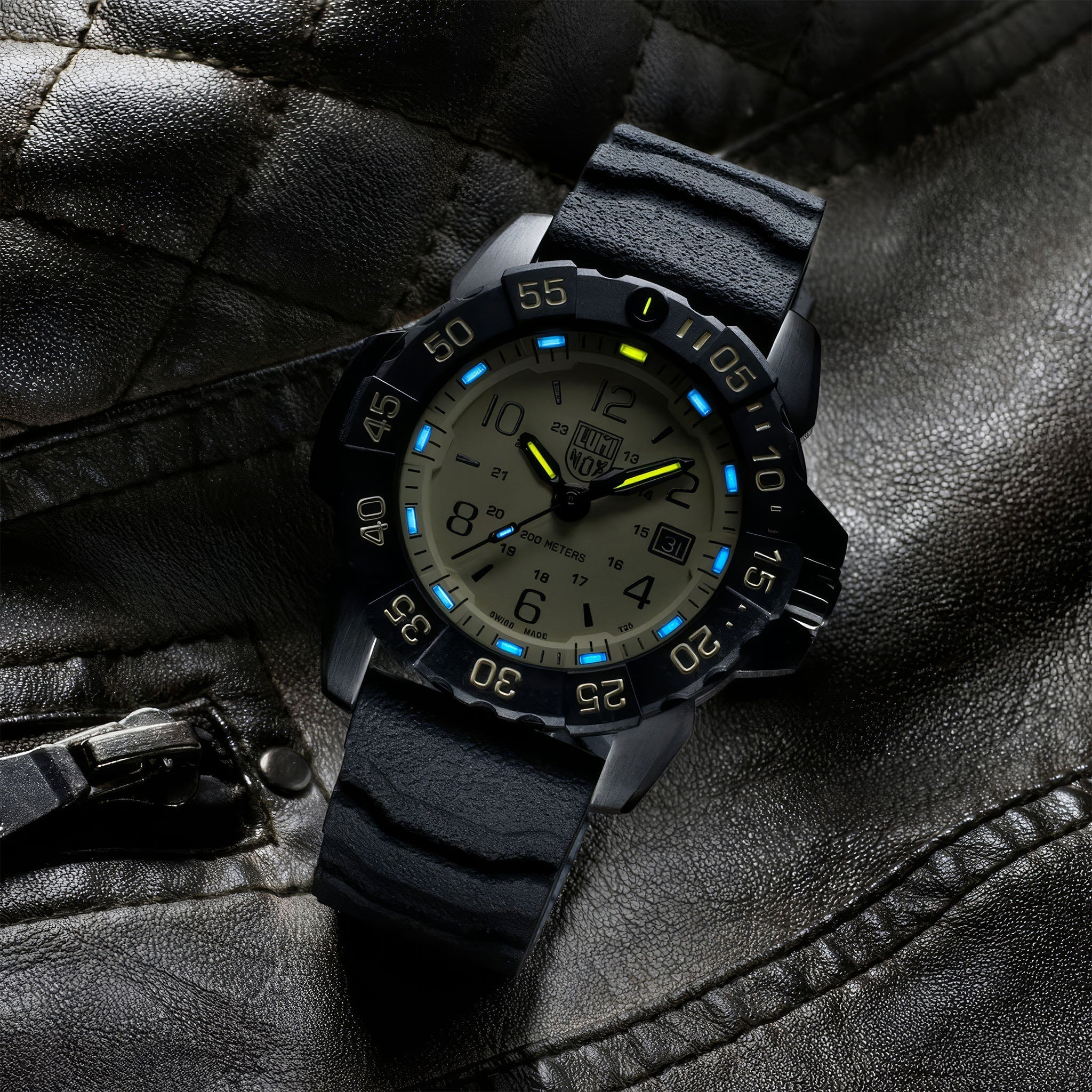 XS.3251.CBNSF.SET Navy Seal Foundation Military Dive Watch | Siyah/Bej
