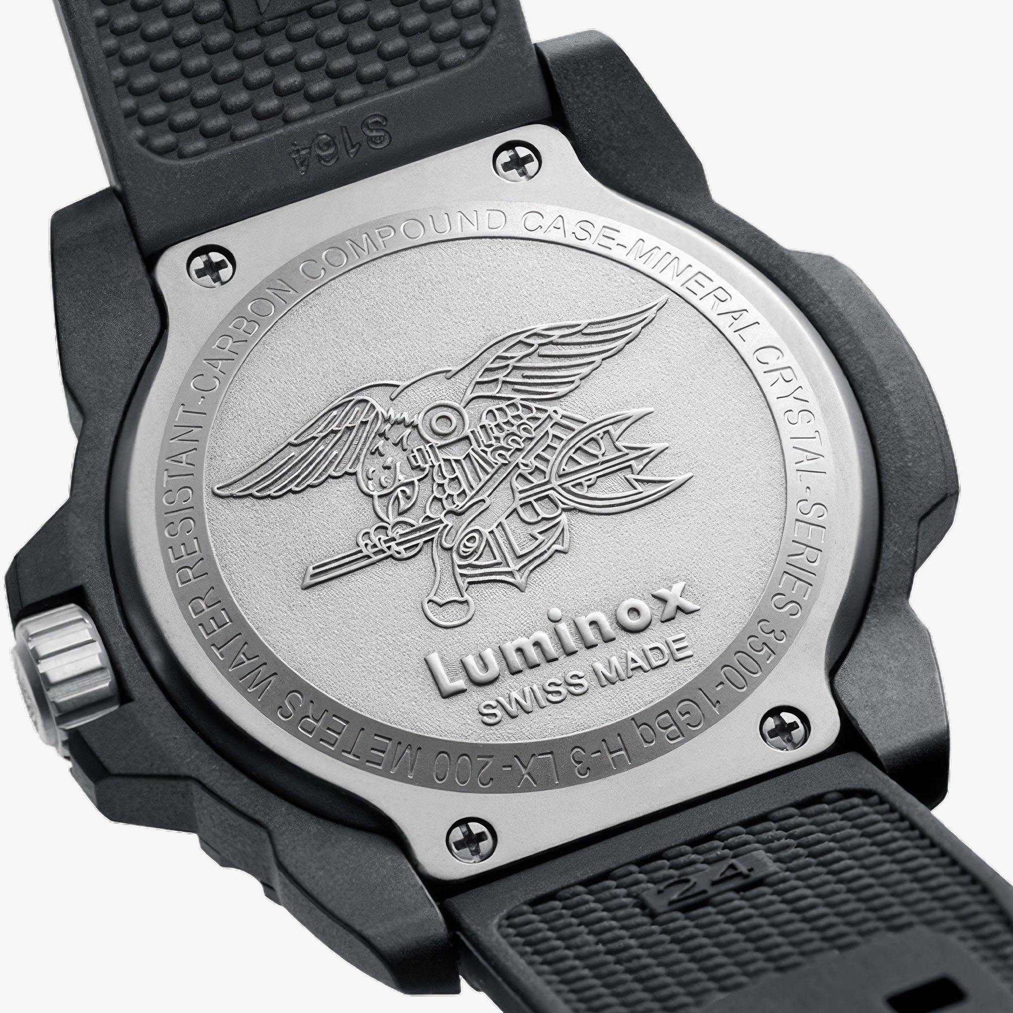 XS.3501.F Navy Seal Military Dive Watch | Siyah/Beyaz