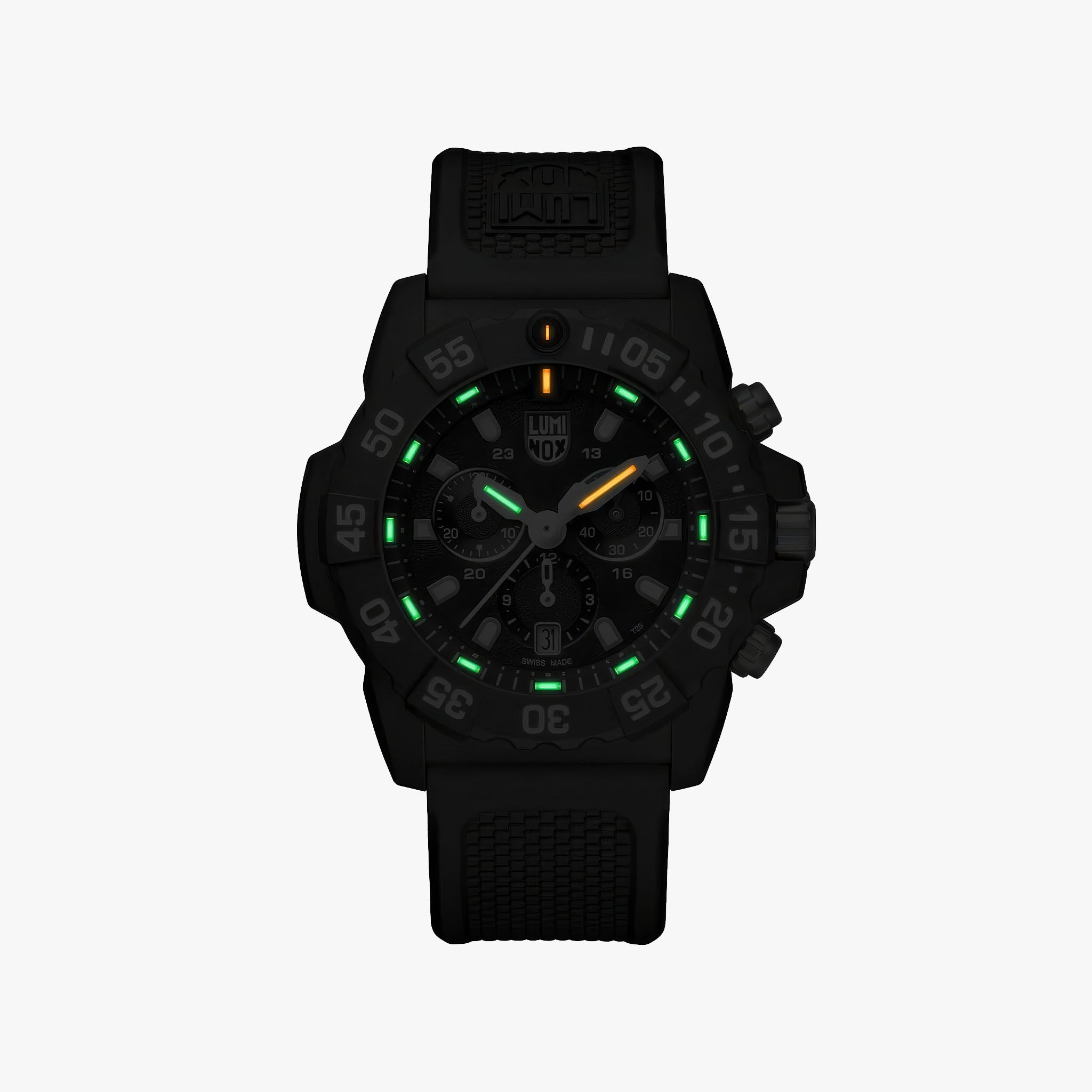 XS.3581 Navy Seal Chronograph Military Dive Watch | Siyah/Beyaz