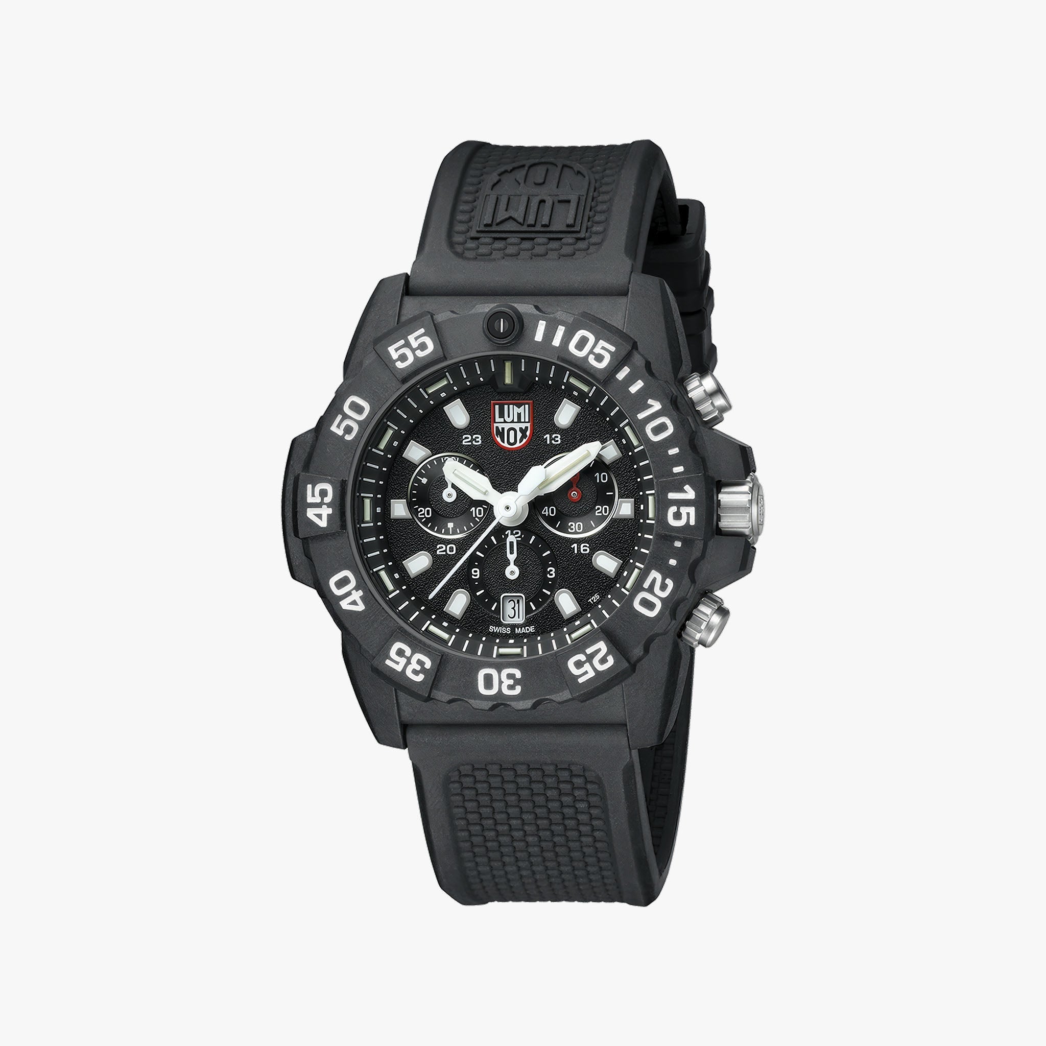 XS.3581 Navy Seal Chronograph Military Dive Watch | Siyah/Beyaz