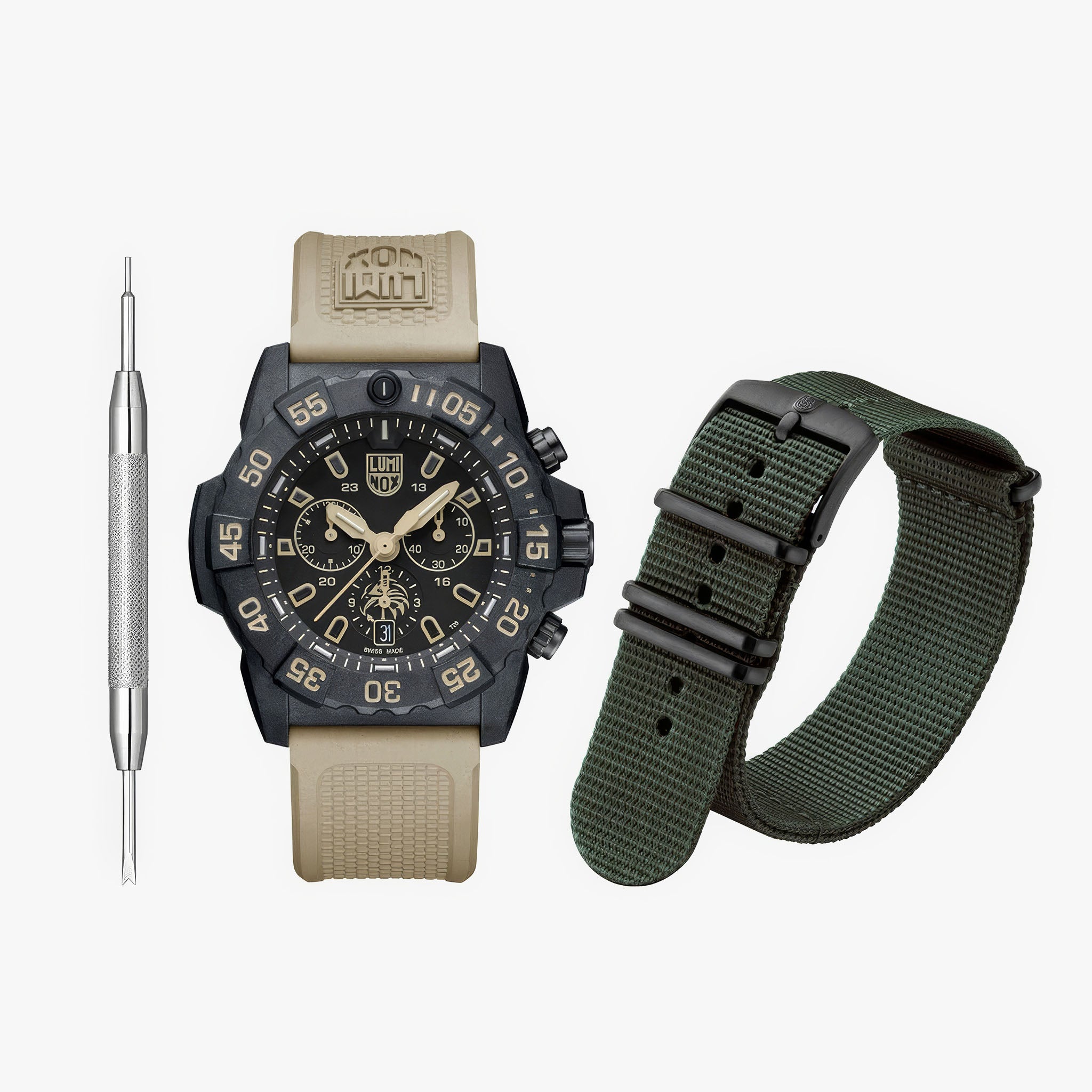 XS.3590.NSF.SET Navy Seal Foundation Military Watch | Kum Rengi