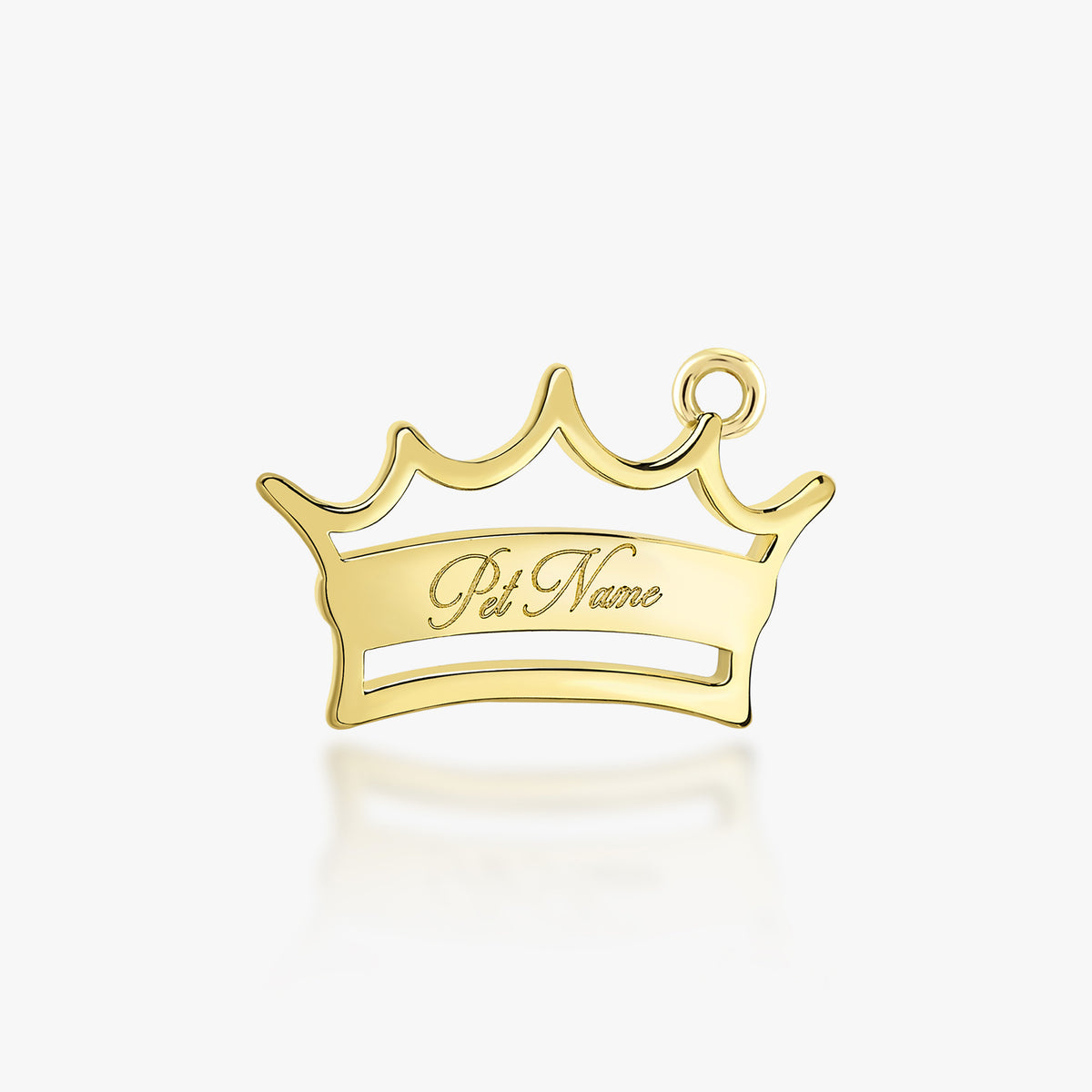 Coronet Charm Kişiselleştirilebilir Köpek İsimliği