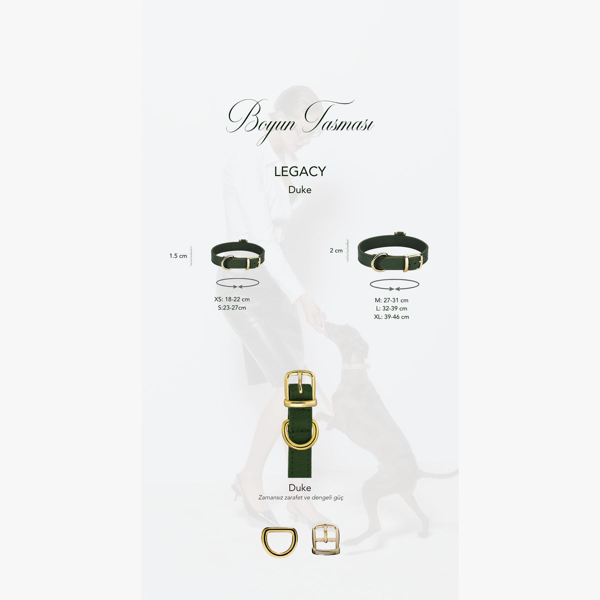 Duke Viridis x Legacy Köpek Boyun Tasması