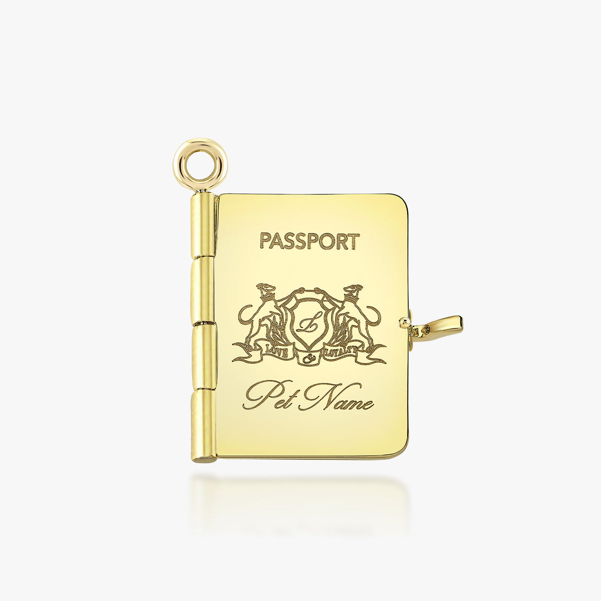 Passport Charm Kişiselleştirilebilir Köpek İsimliği