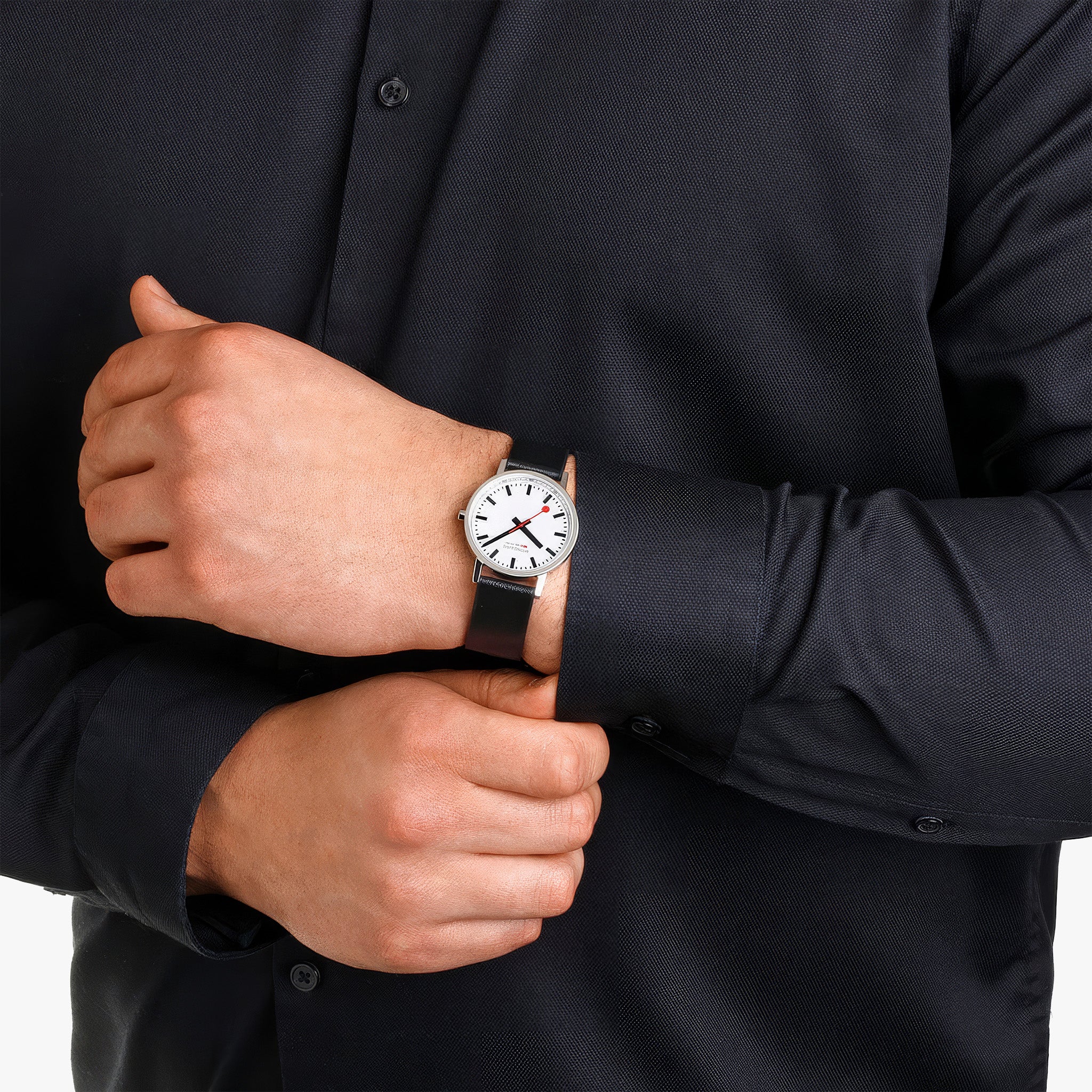 Classic | 36 mm | Black Vegan Grape Leather