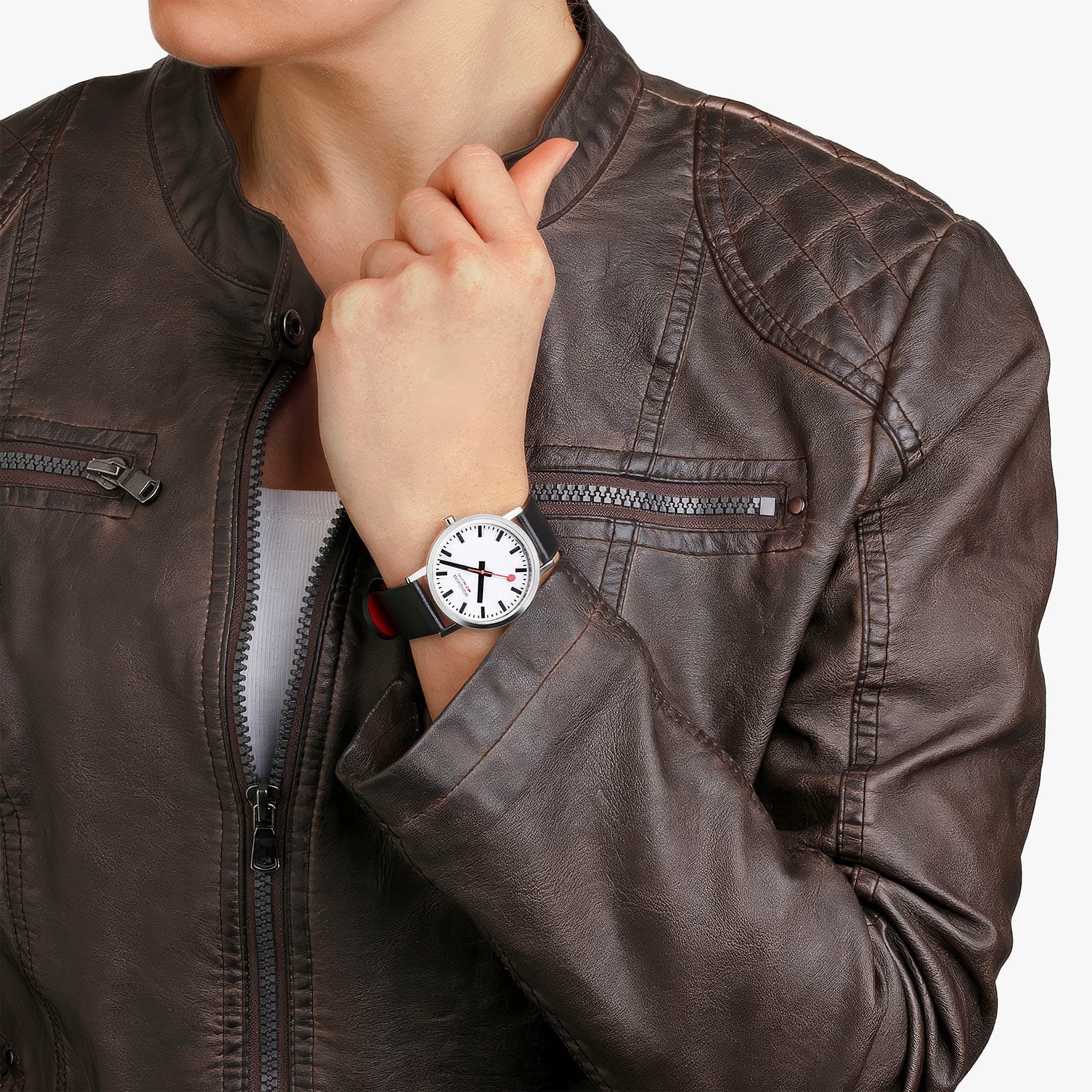 Classic | 36 mm | Black Vegan Grape Leather