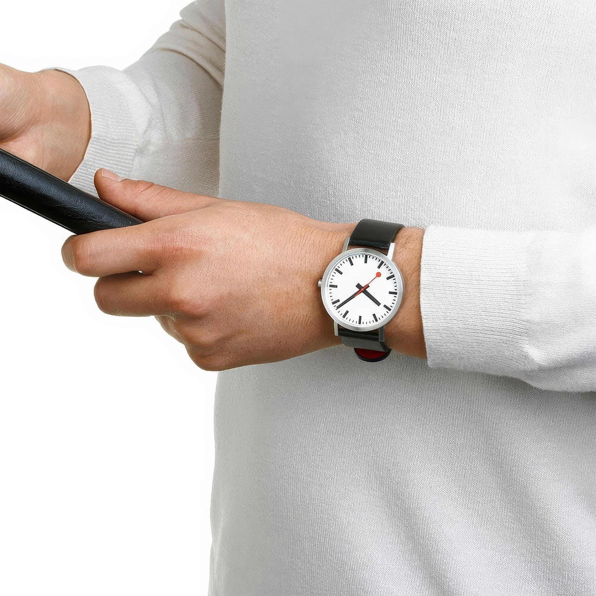 Classic | 40mm | Black Vegan Grape Leather