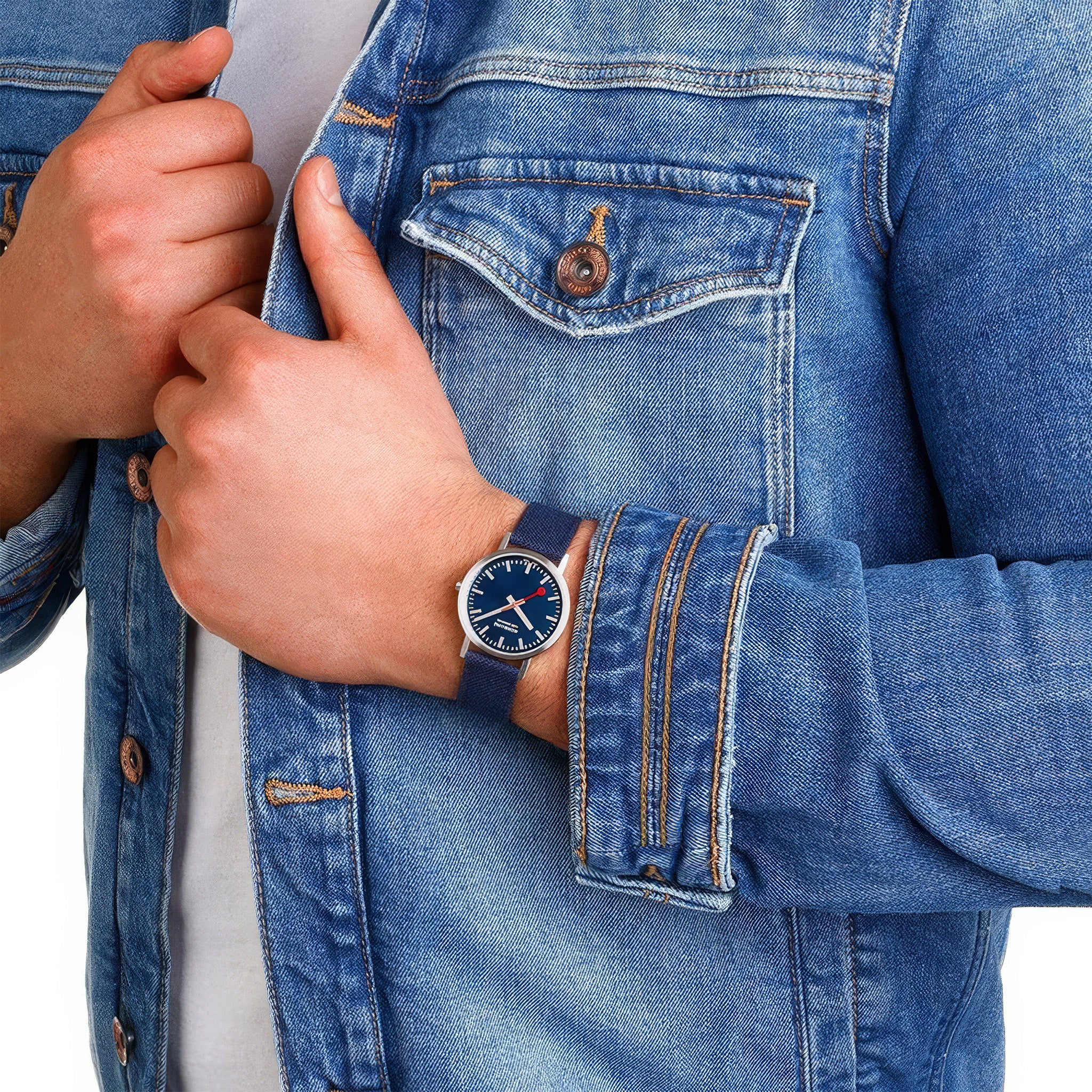 Classic | 36 mm | Deep Sea Blue Textile