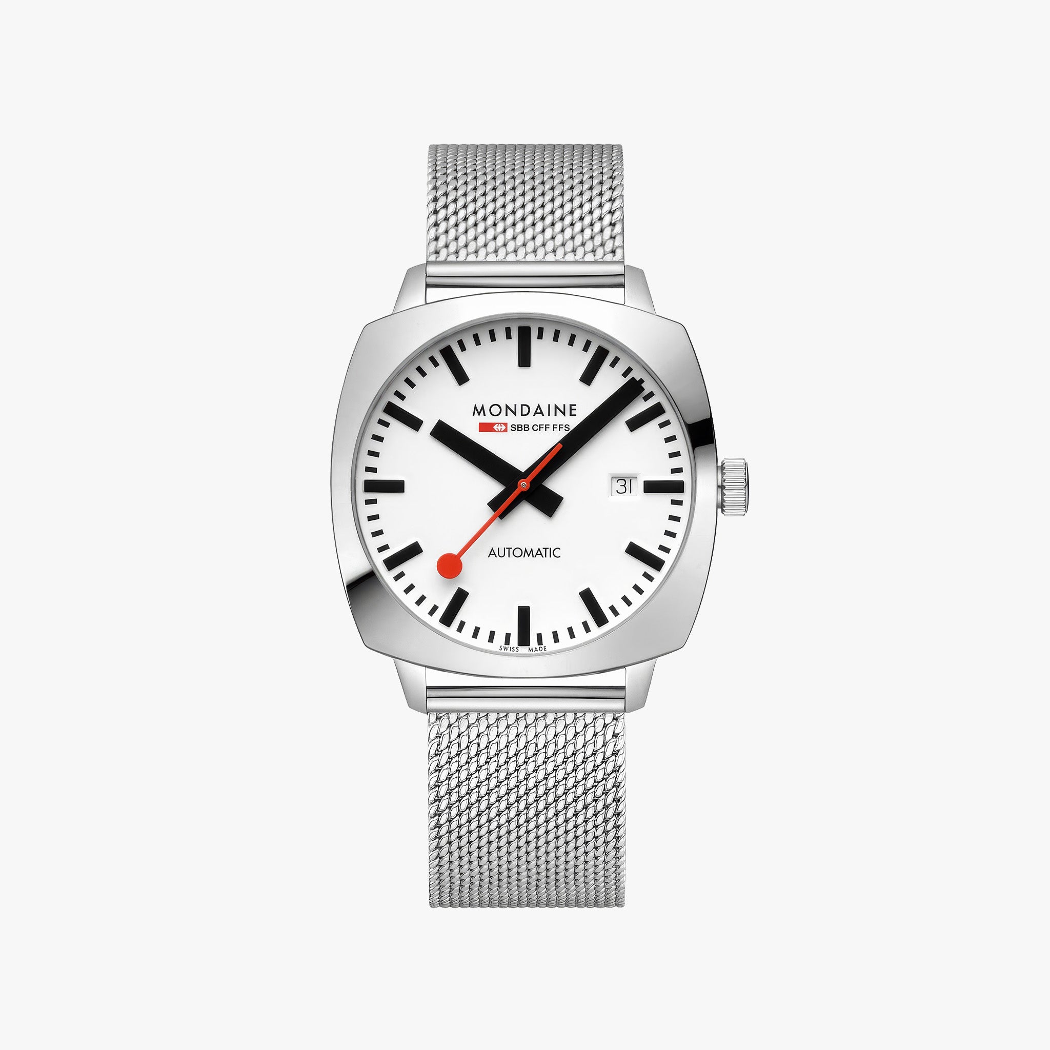 Pillow Automatic | 39mm | Stainless Steel Mesh