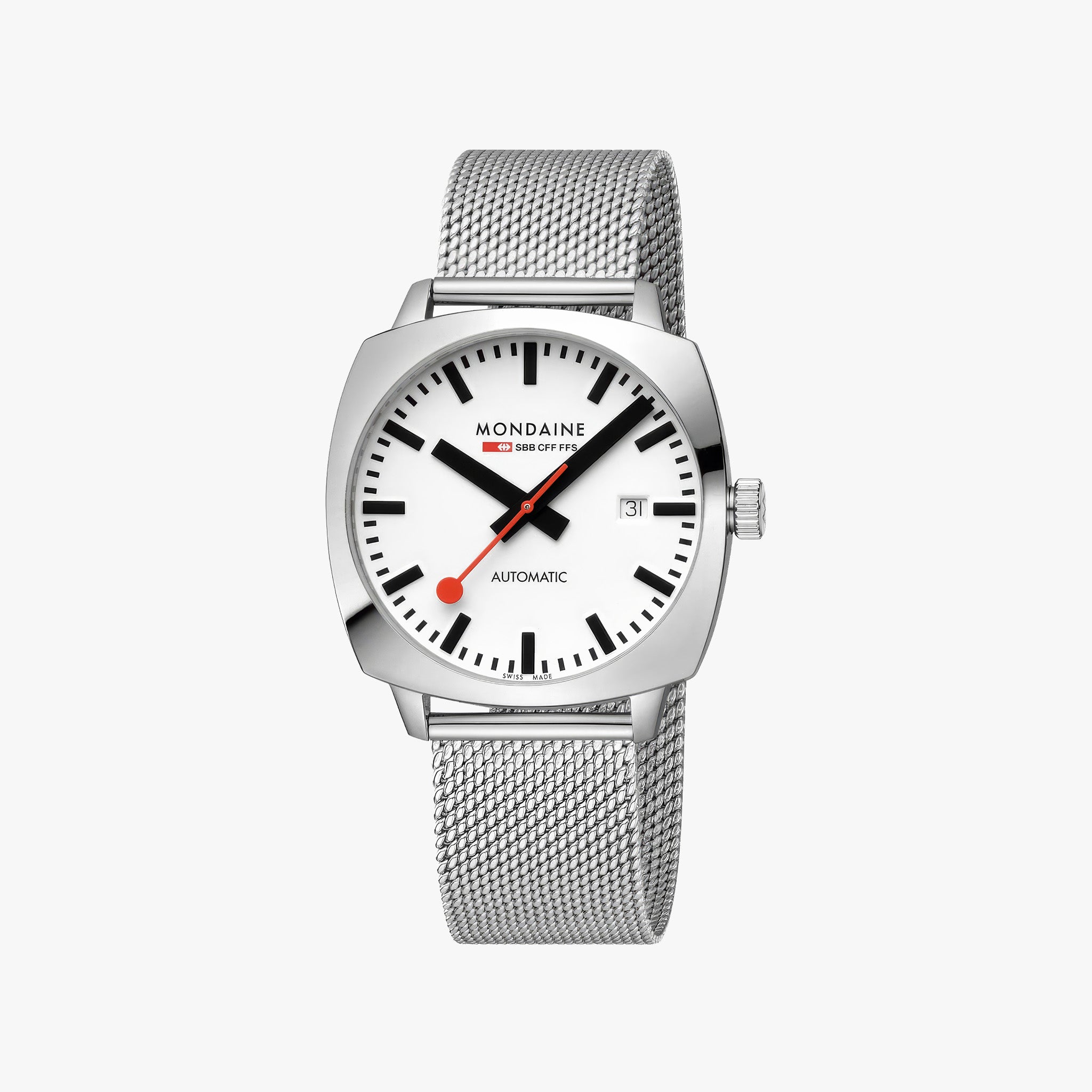 Cushion Automatic | 39 mm | Stainless Steel Mesh
