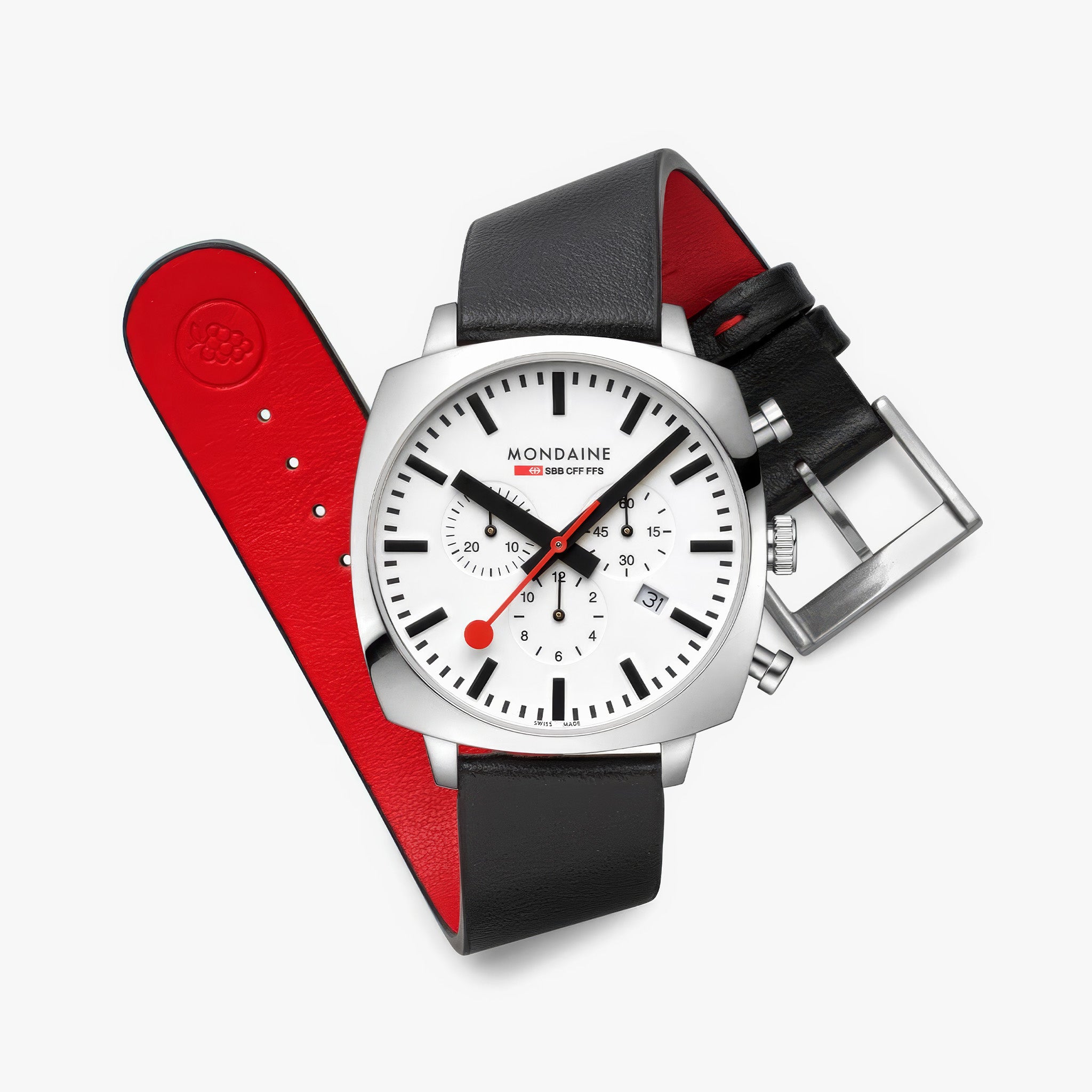 Grand Cushion | 41 mm | Black