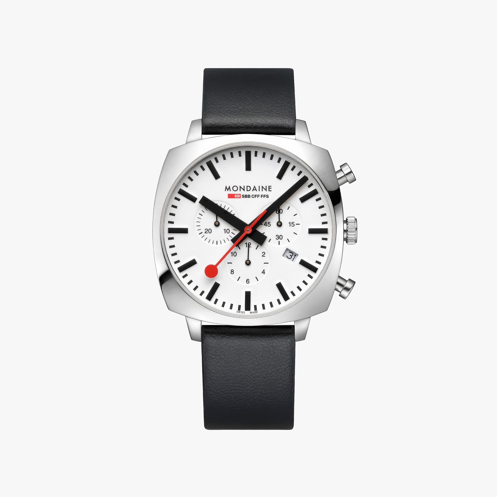 Grand Cushion | 41 mm | Black