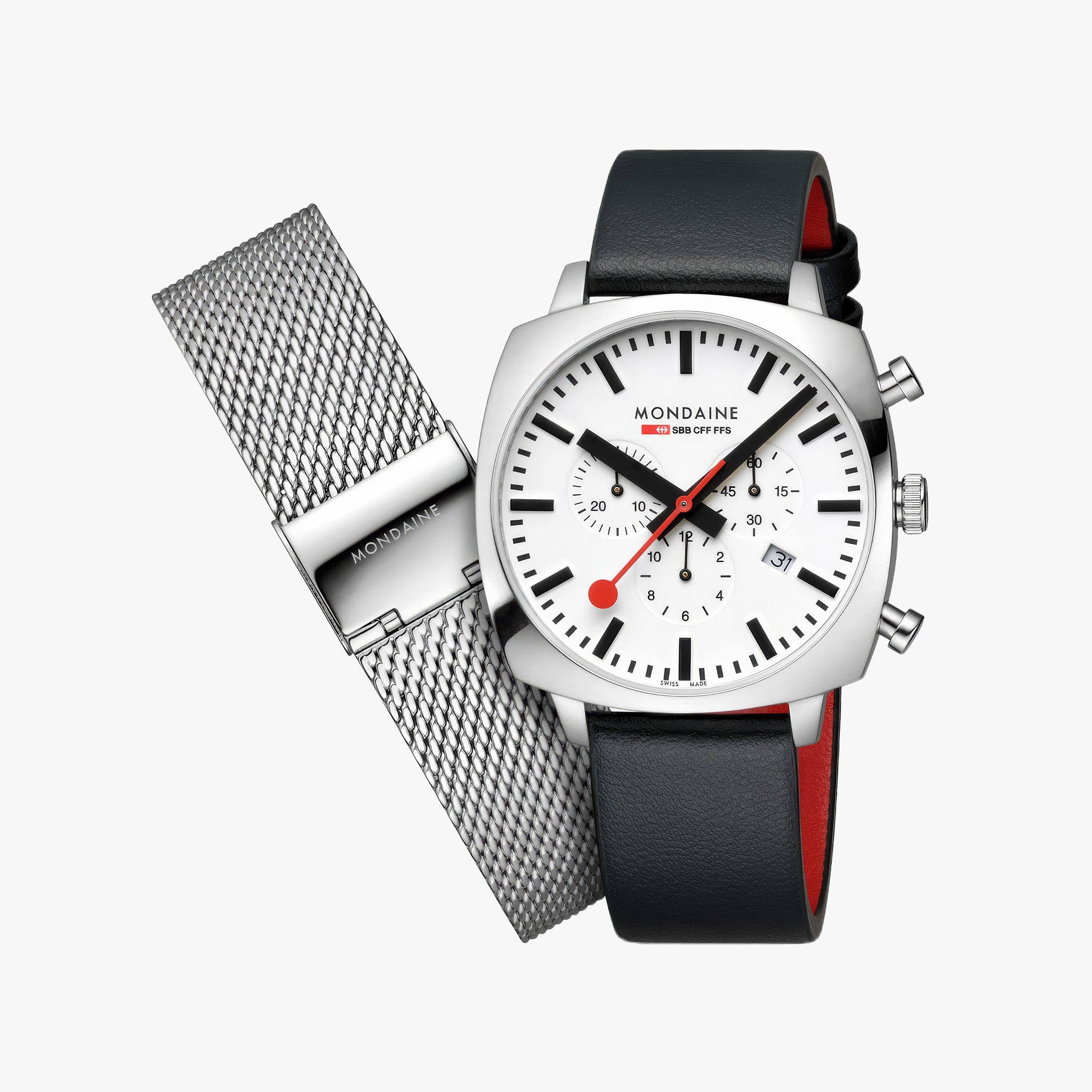 Grand Cushion | 41 mm | Black