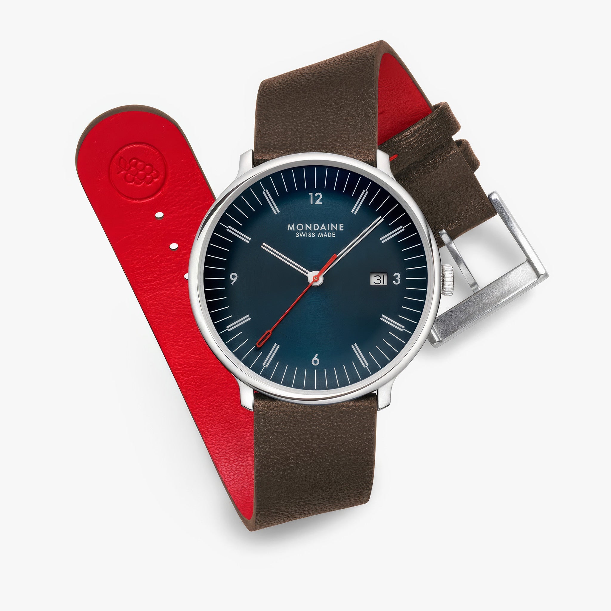 Doppio | 41 mm | Brown Vegan Grape Leather