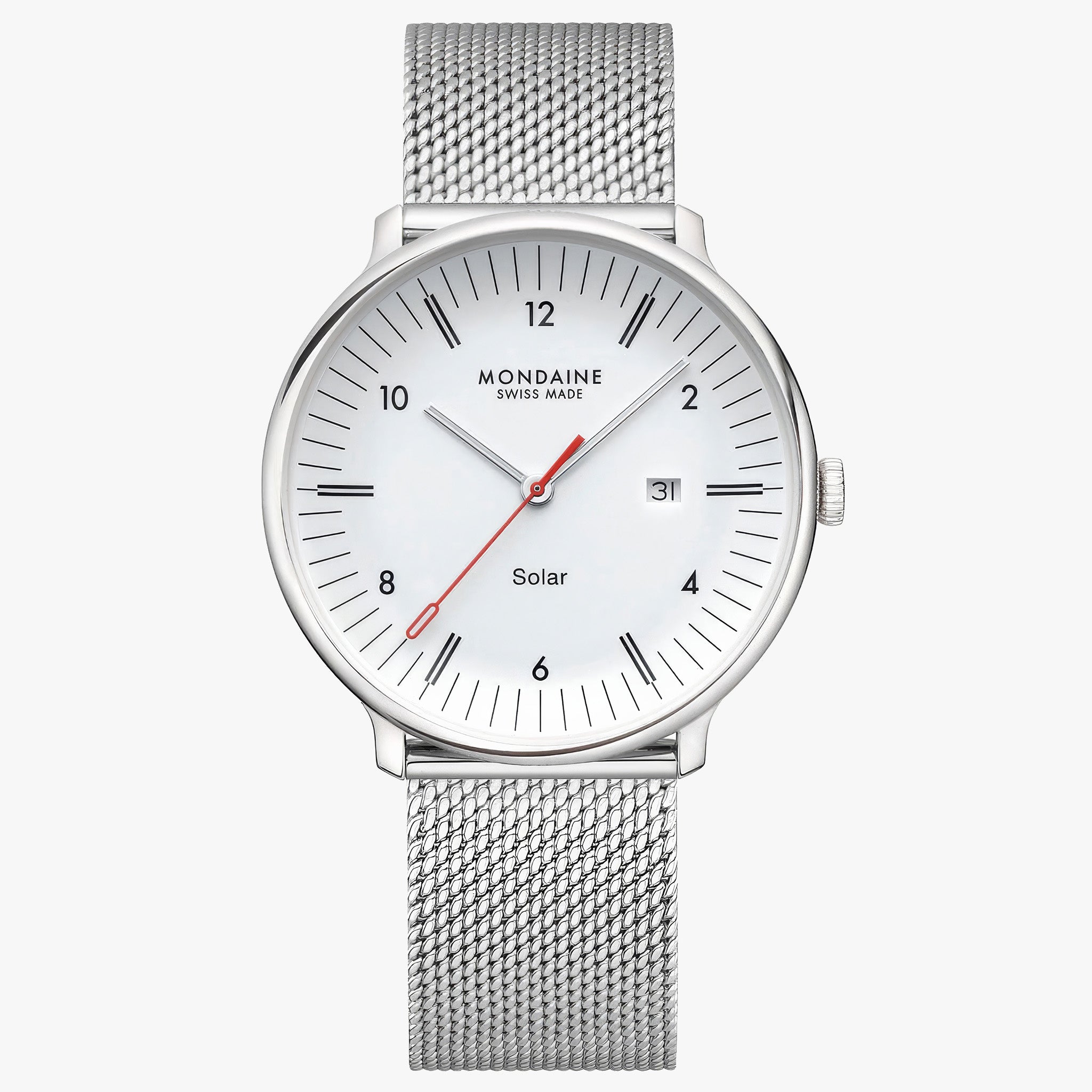 Doppio Solar | 41mm | Stainless Steel Mesh