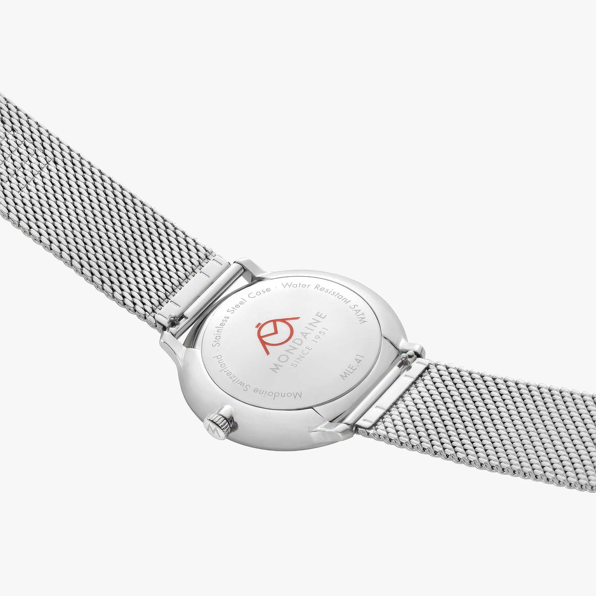 Doppio Solar | 41mm | Stainless Steel Mesh
