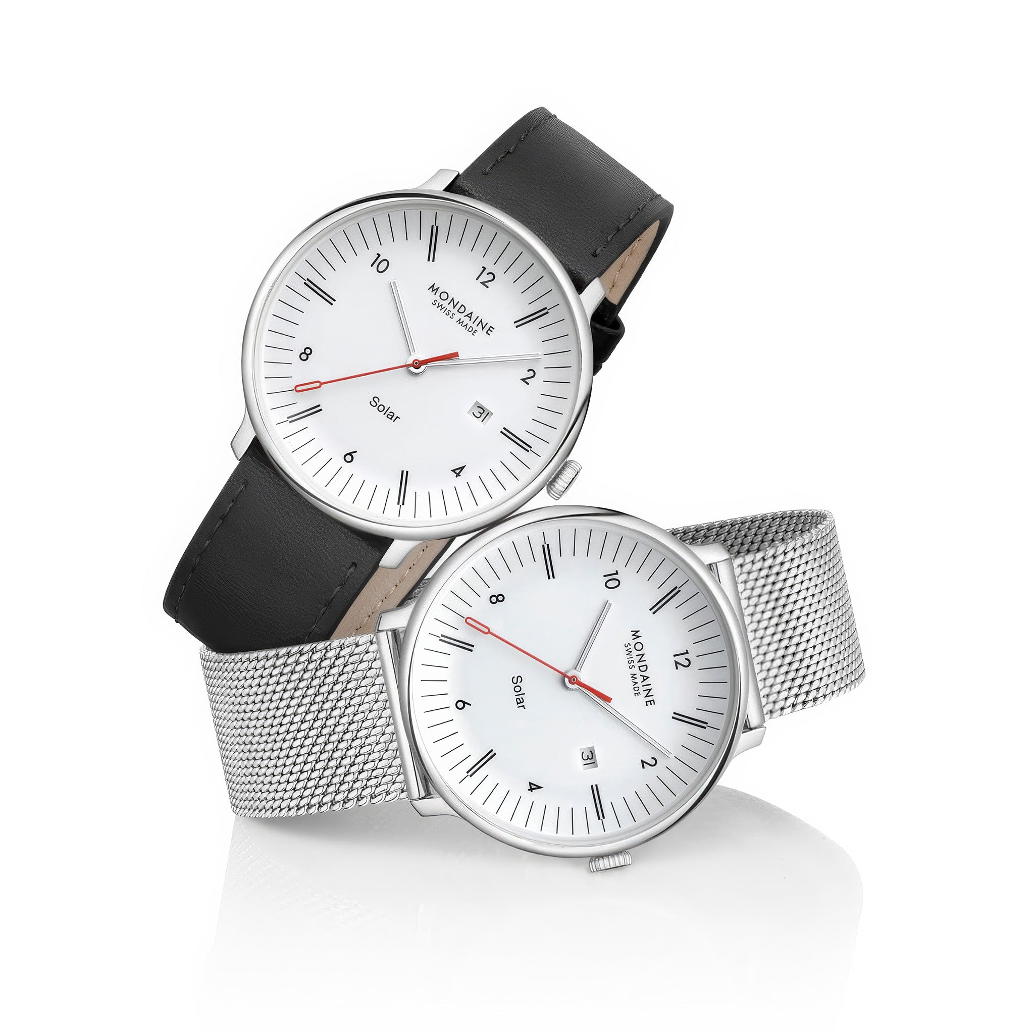 Doppio Solar | 41mm | Stainless Steel Mesh