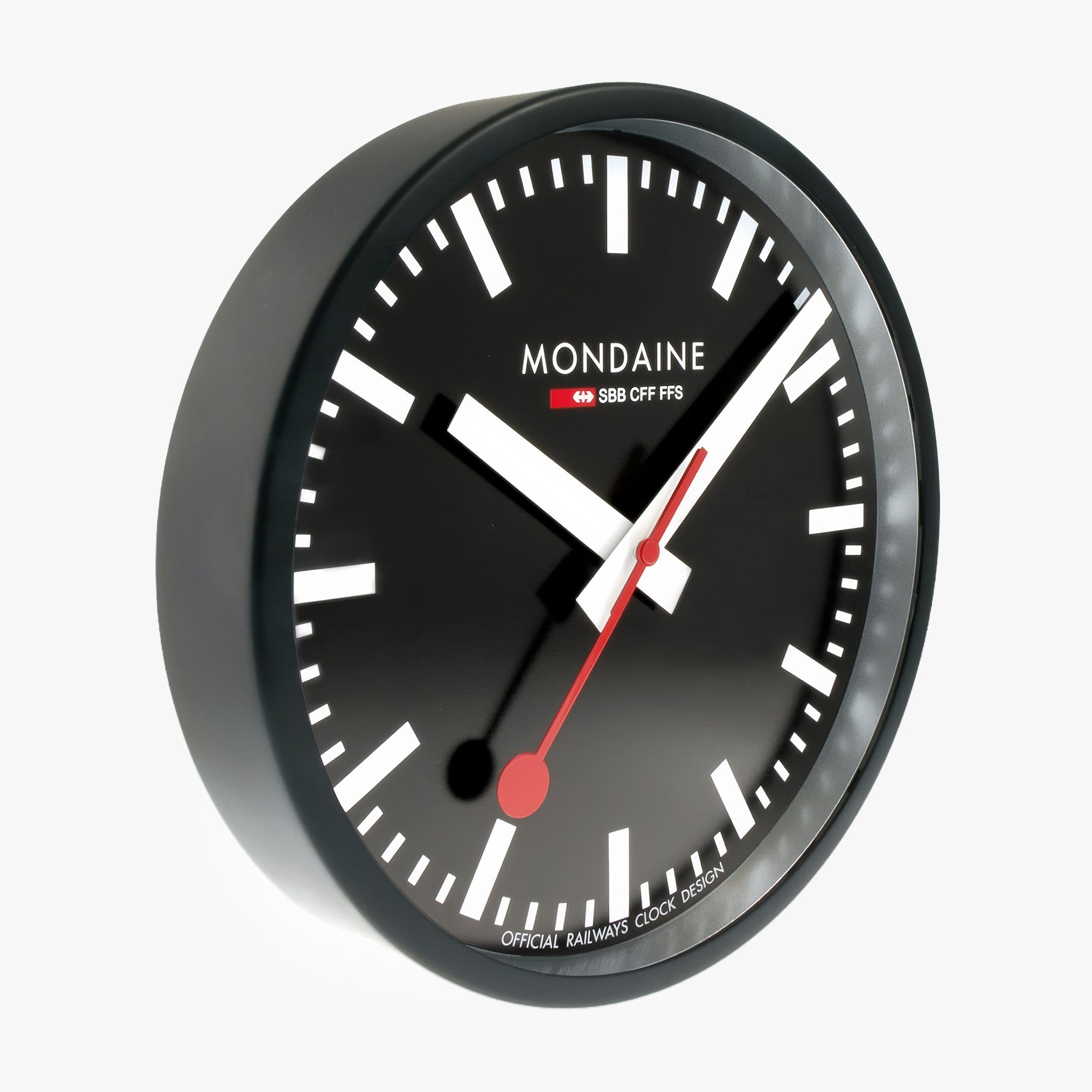 Wall Clock | 25 cm | All Black