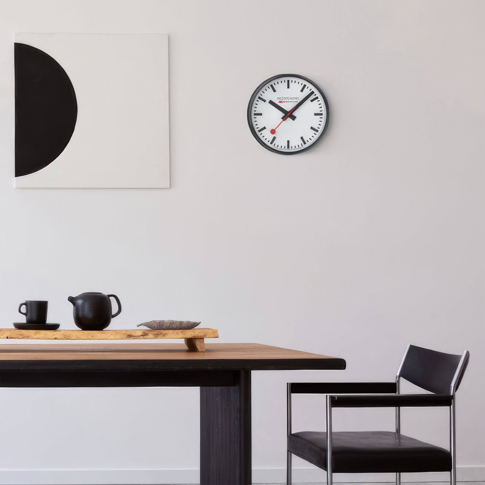 Wall Clock | 25 cm | Black