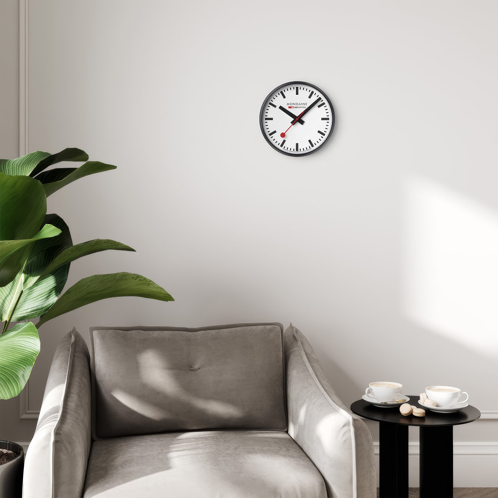 Wall Clock | 25 cm | Black