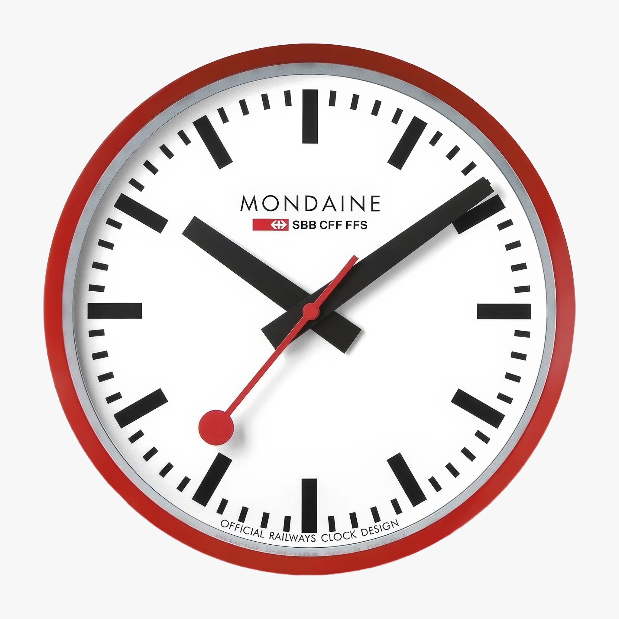 Wall Clock | 25 cm | Red