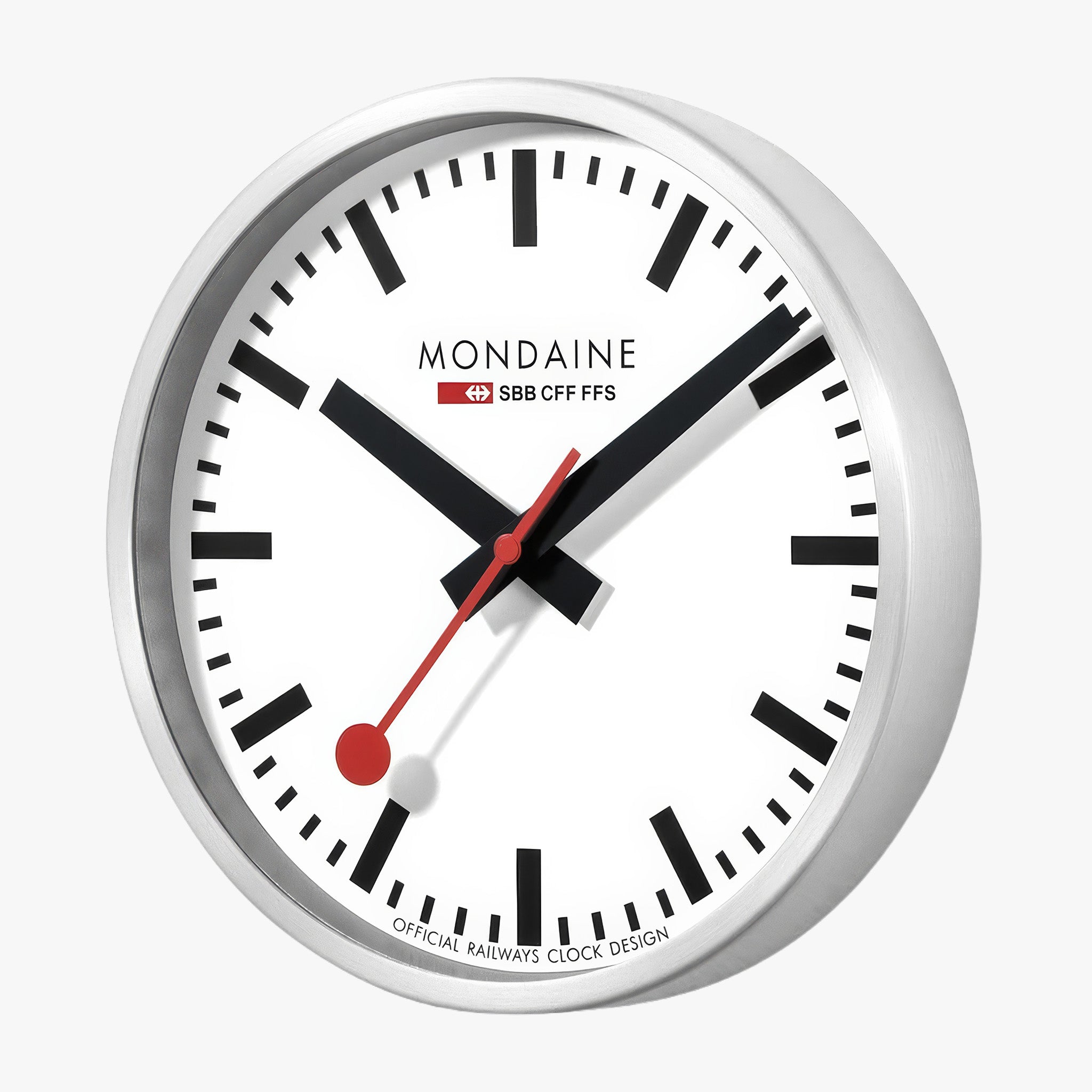 Wall Clock | 25 cm | Silver