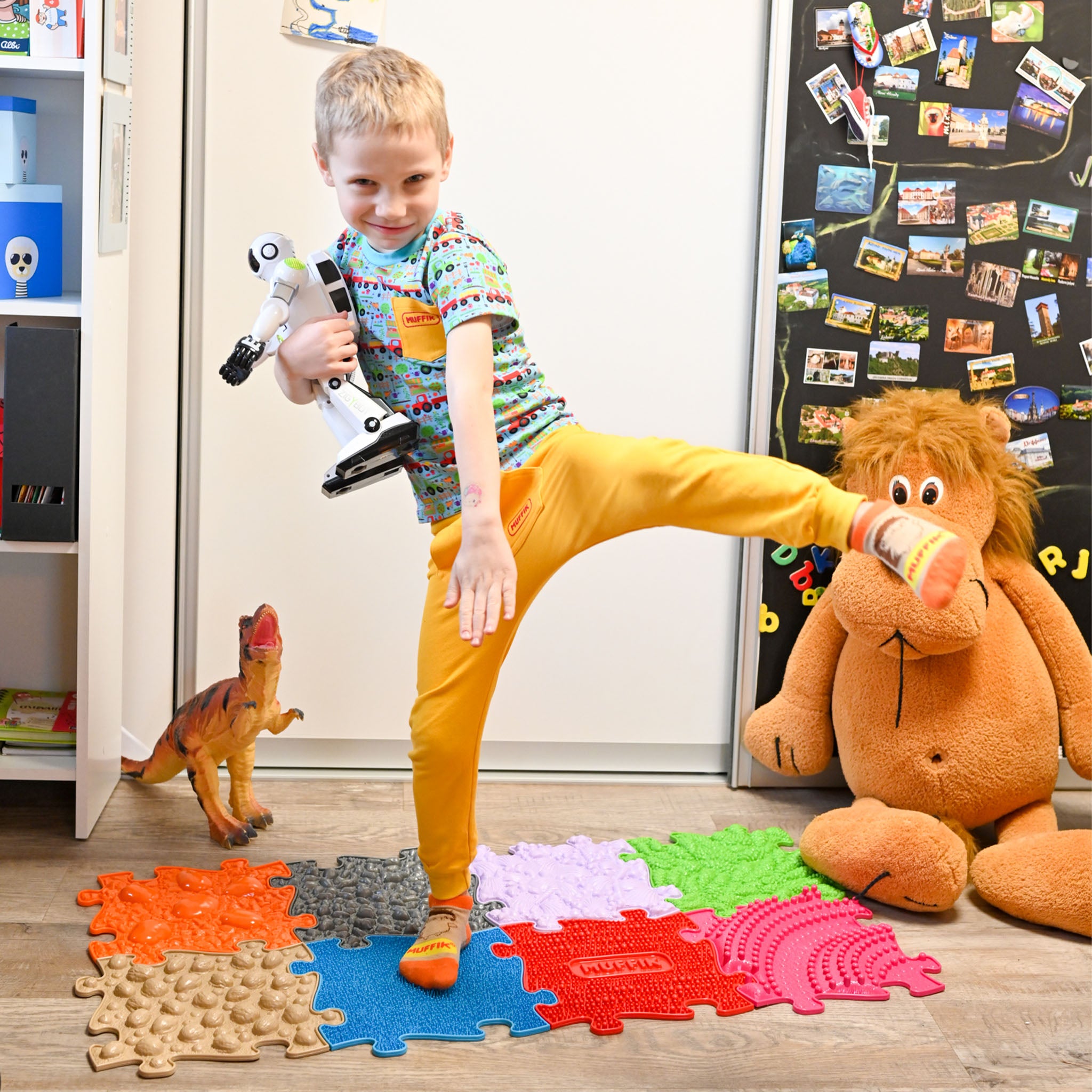 Medium 1 Set Ortopedik Puzzle Mat Seti