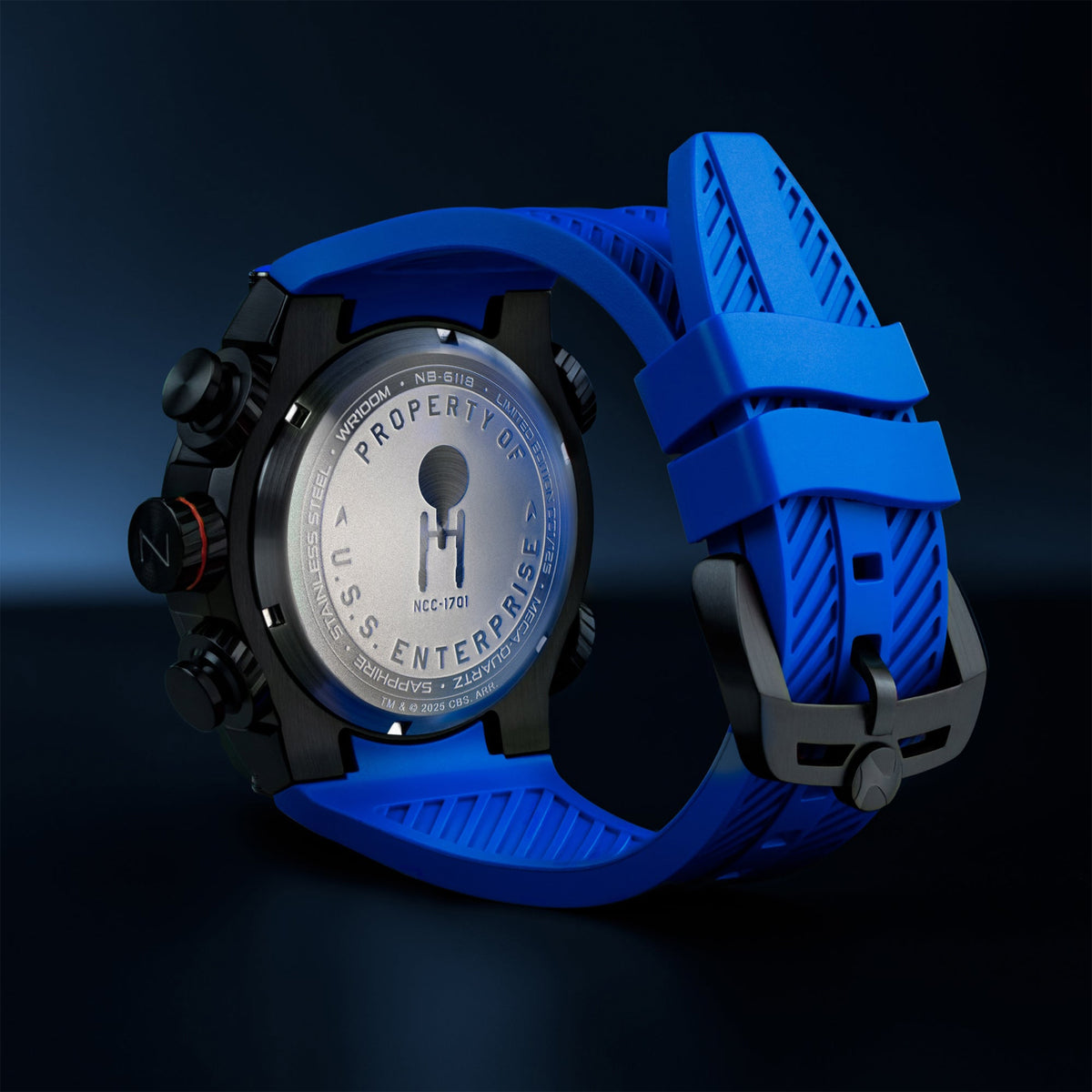 Deimos Chronograph Star Trek Galileo Limited Edition Erkek Kol Saati | 52 mm | Starship Blue