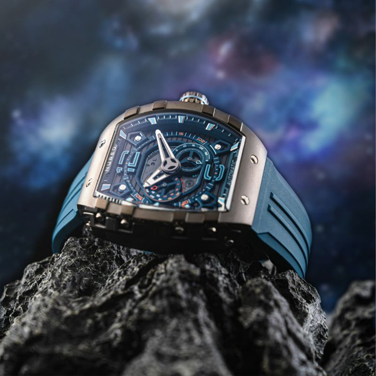 Magellan 24H Automatic Erkek Kol Saati | 49 mm | Retro Blue