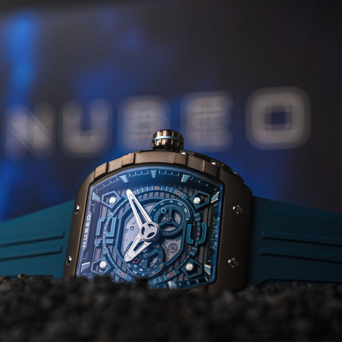 Magellan 24H Automatic Erkek Kol Saati | 49 mm | Retro Blue