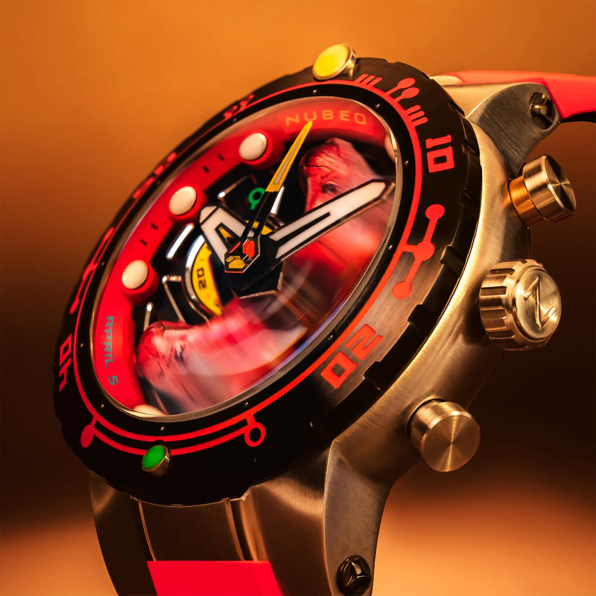 Opportunity Chronograph Star Trek First Contact Day Limited Edition Erkek Kol Saati | 48 mm | Vulcan Ember