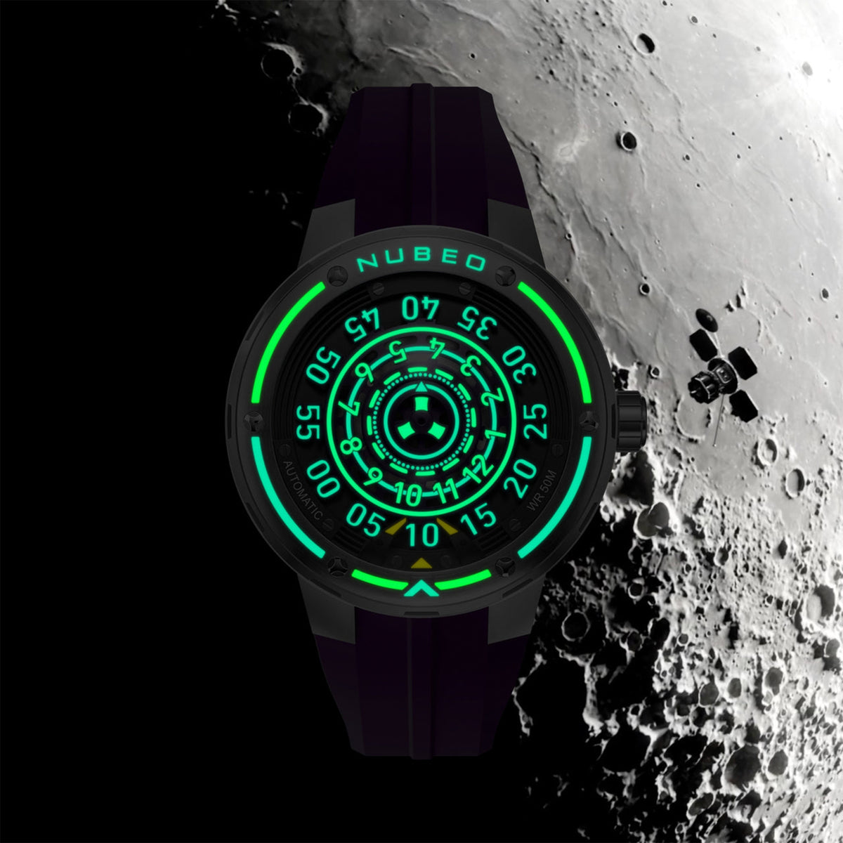 Orbiter Automatic Limited Edition Erkek Kol Saati | 50 mm | Planetary Purple