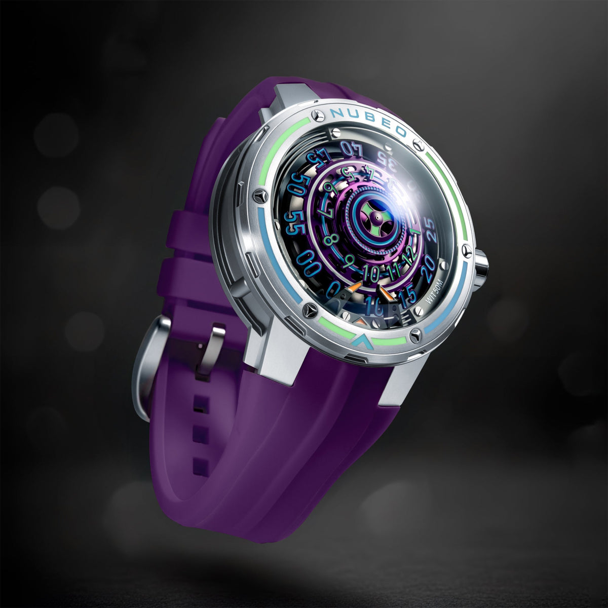 Orbiter Automatic Limited Edition Erkek Kol Saati | 50 mm | Planetary Purple