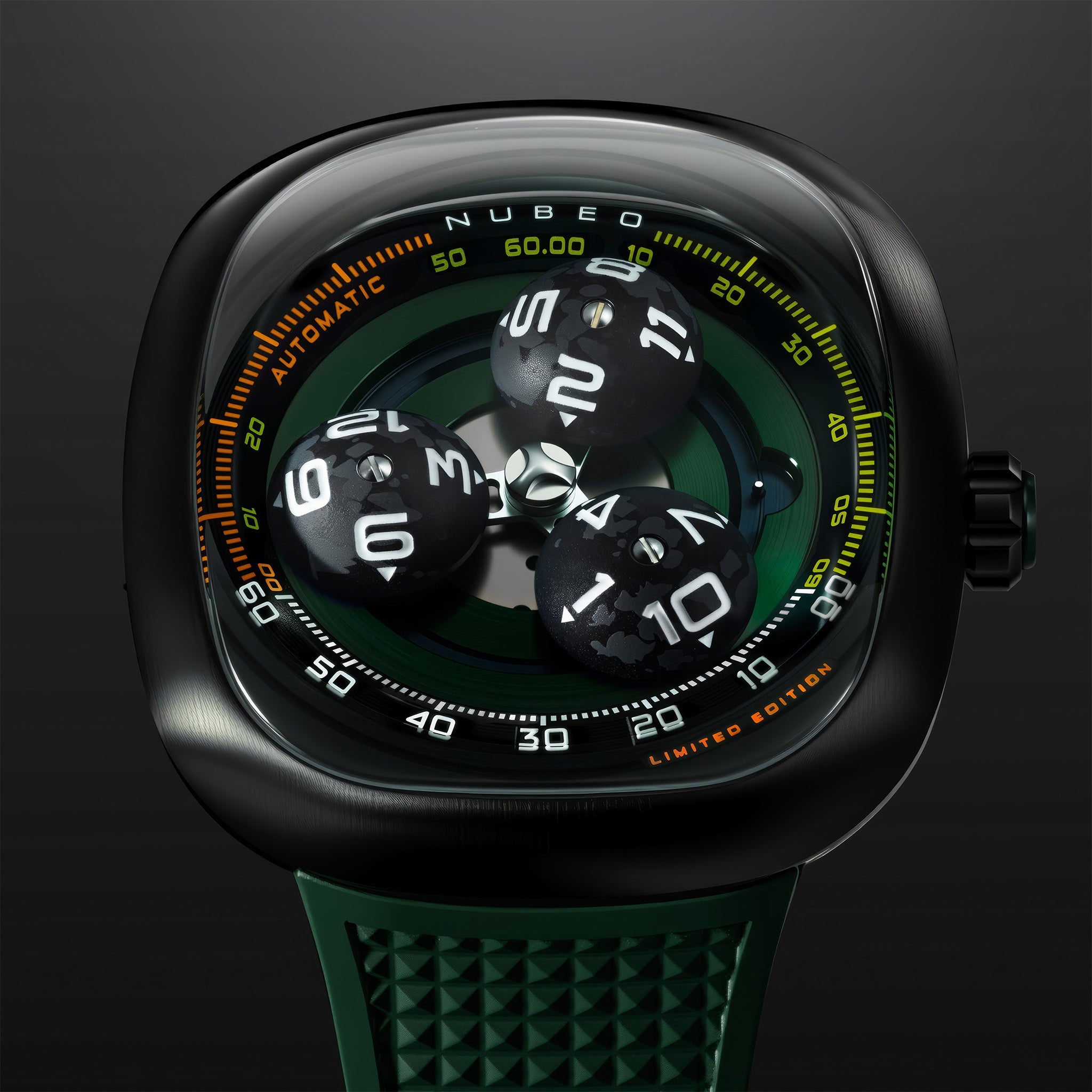 Tri-Star Orbit Automatic Limited Edition | 46 mm | Nebula Green
