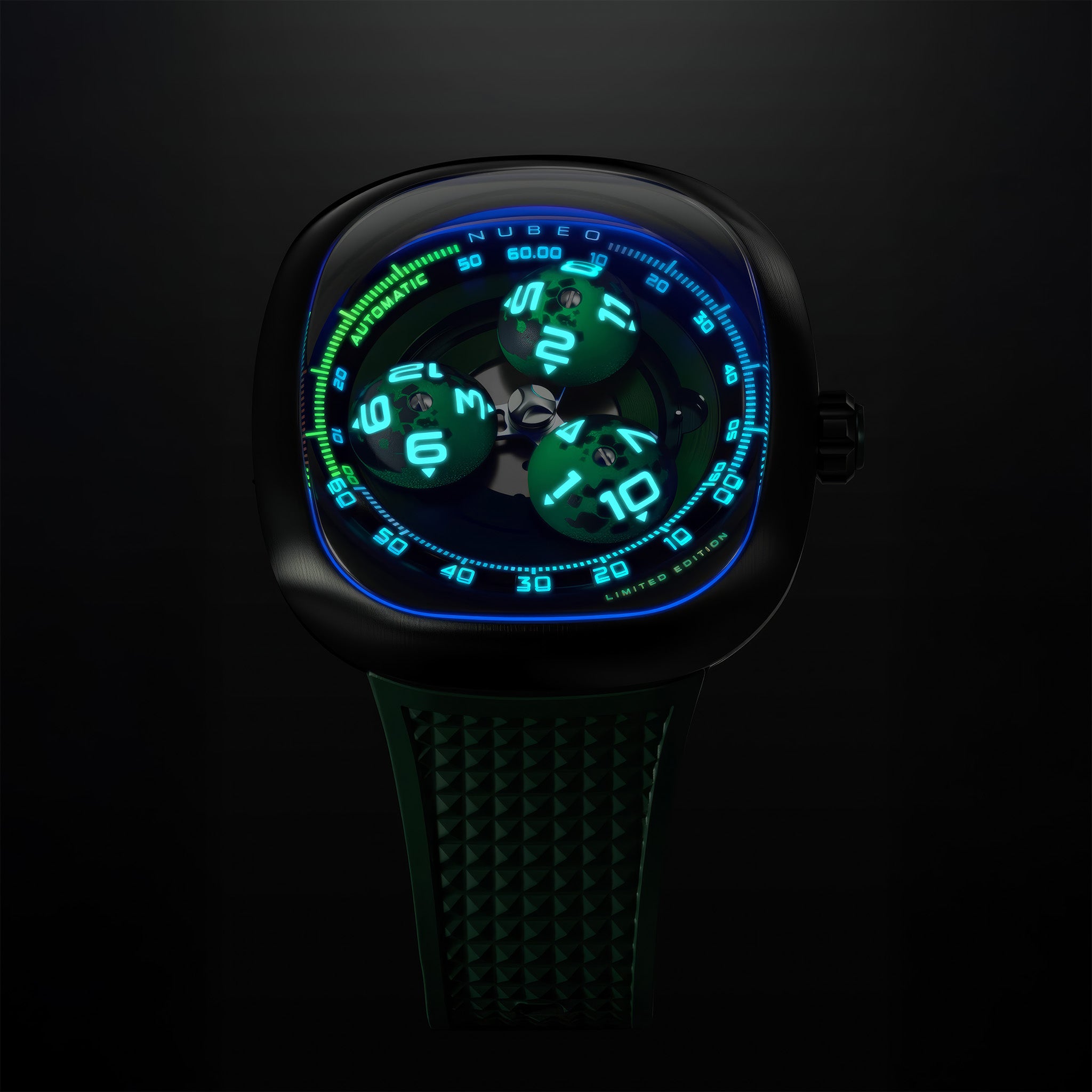Tri-Star Orbit Automatic Limited Edition | 46 mm | Nebula Green