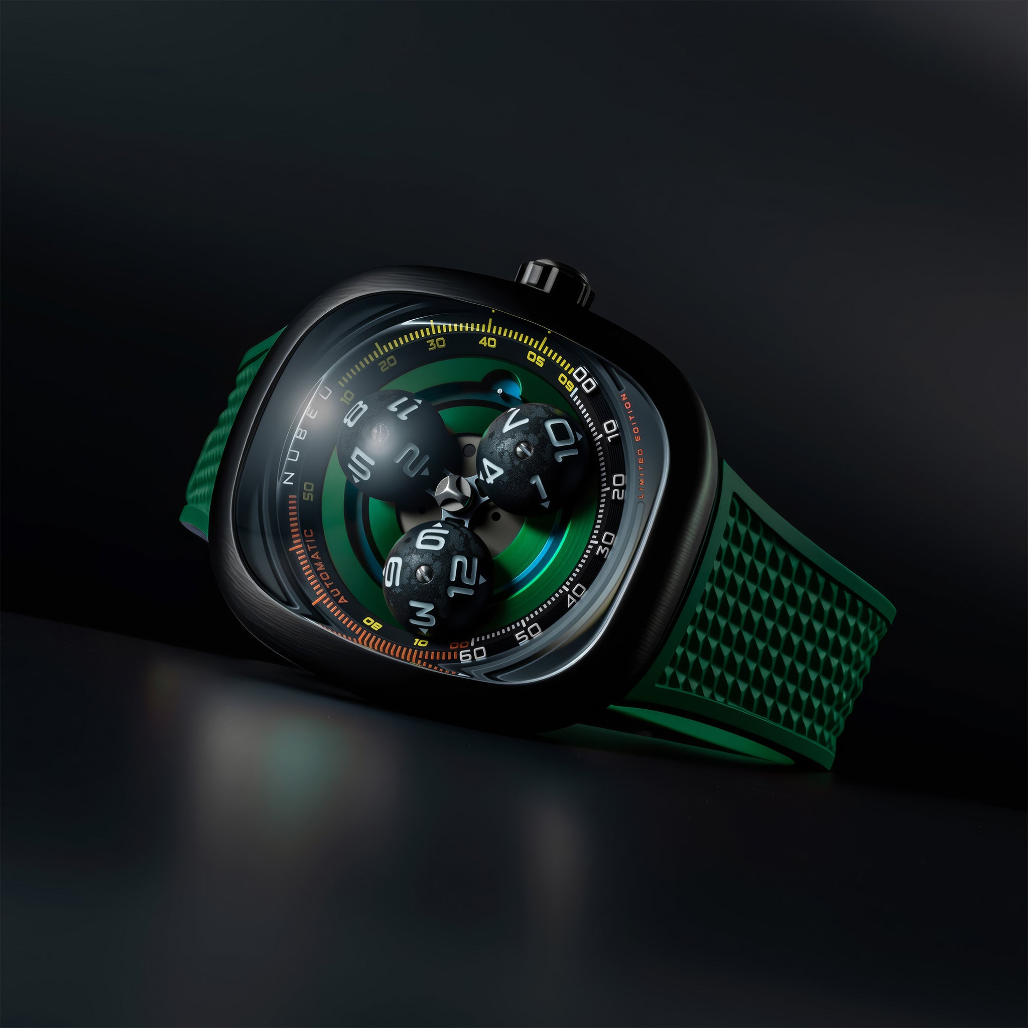 Tri-Star Orbit Automatic Limited Edition | 46 mm | Nebula Green