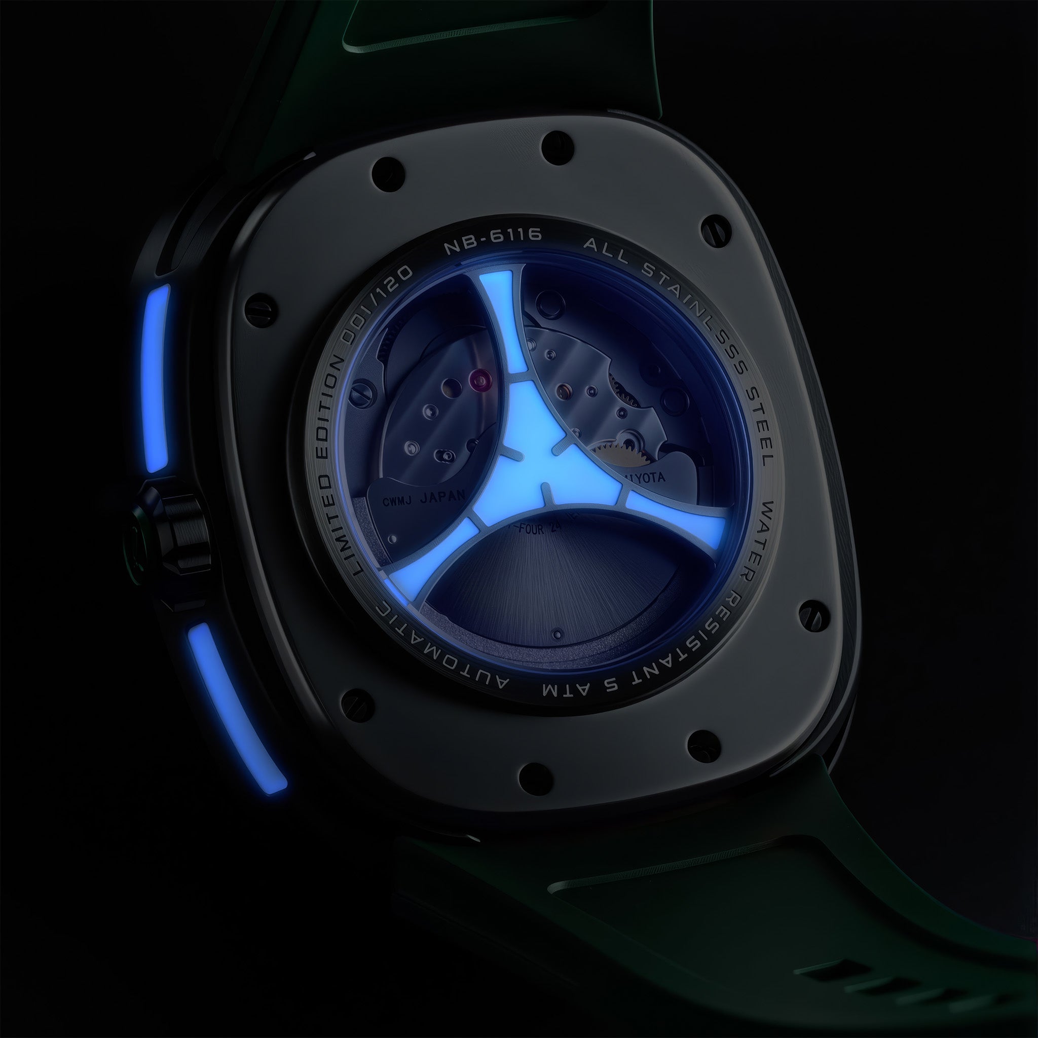 Tri-Star Orbit Automatic Limited Edition | 46 mm | Nebula Green